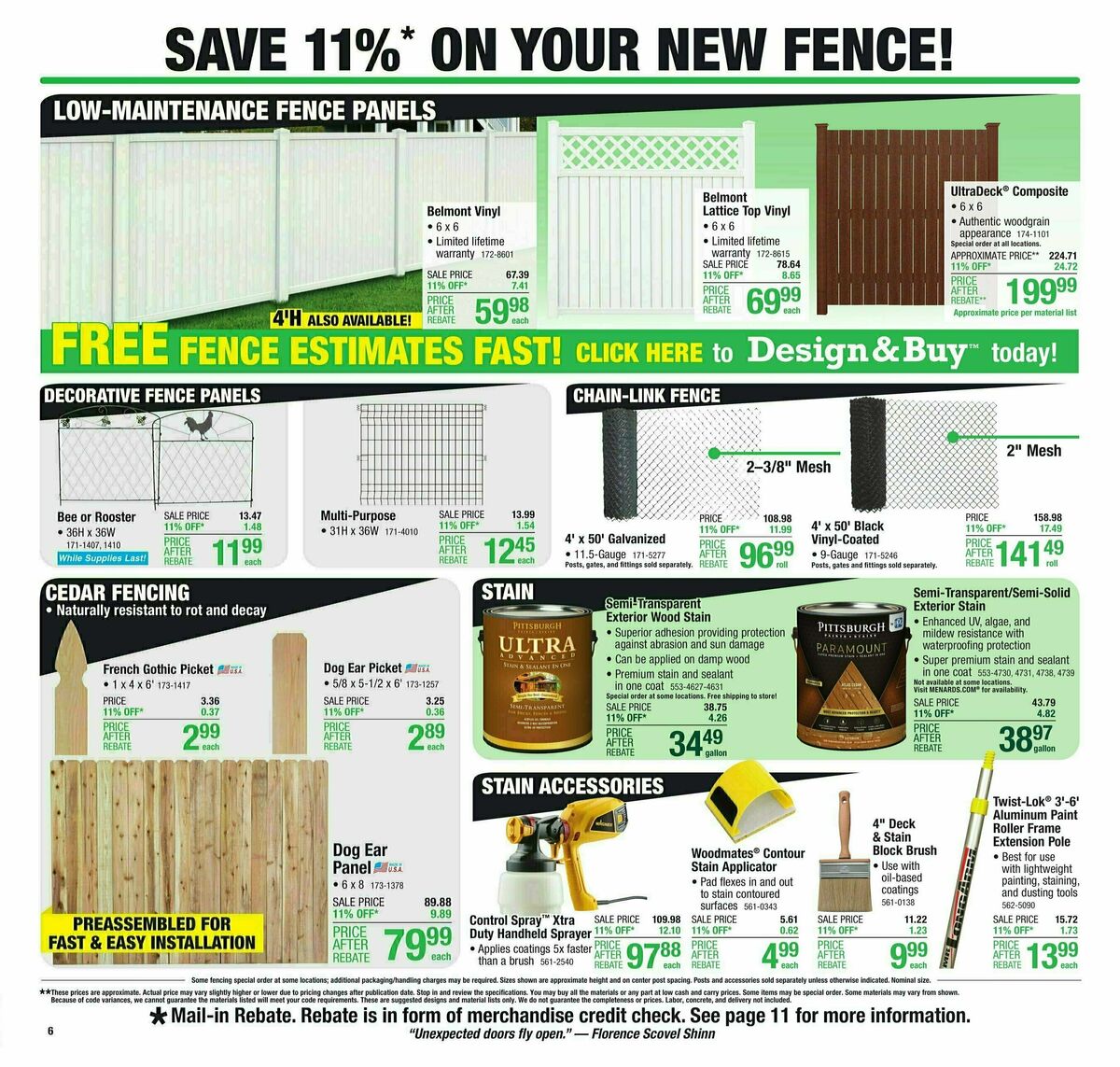 Menards Weekly Ad from July 19