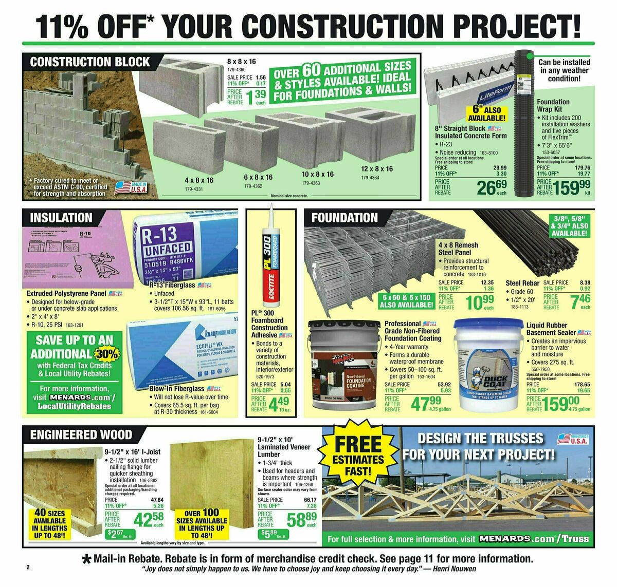 Menards Weekly Ad from July 19