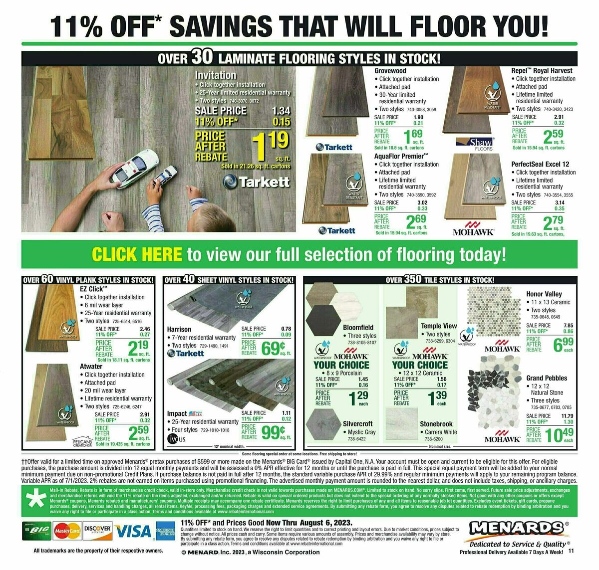 Menards Weekly Ad from July 26