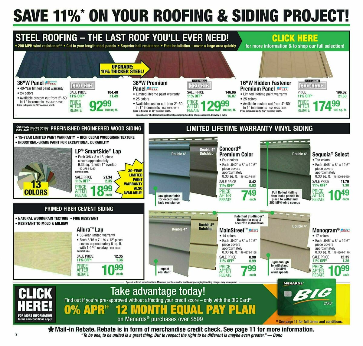 Menards Weekly Ad from July 26