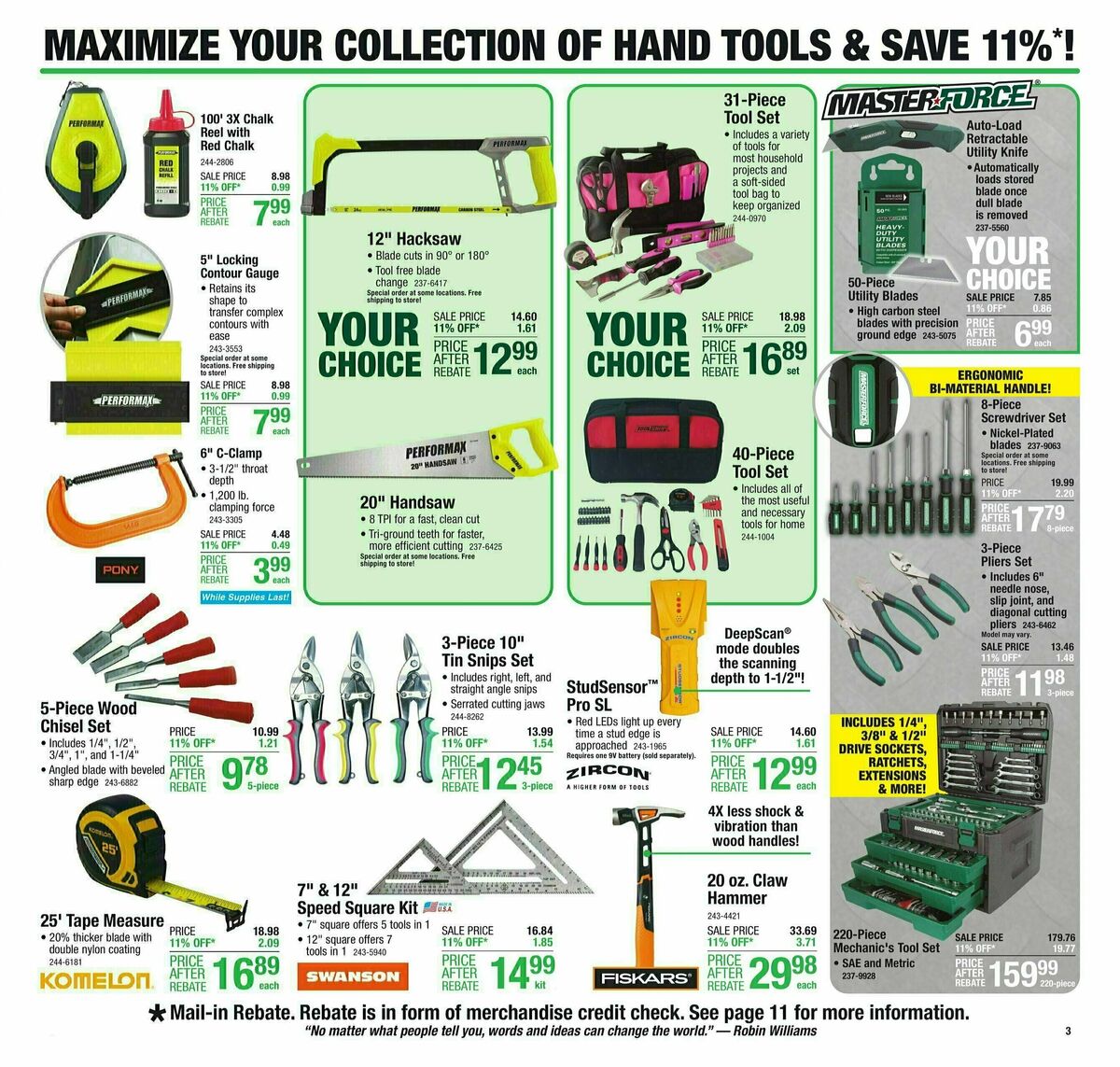 Menards Weekly Ad from July 26