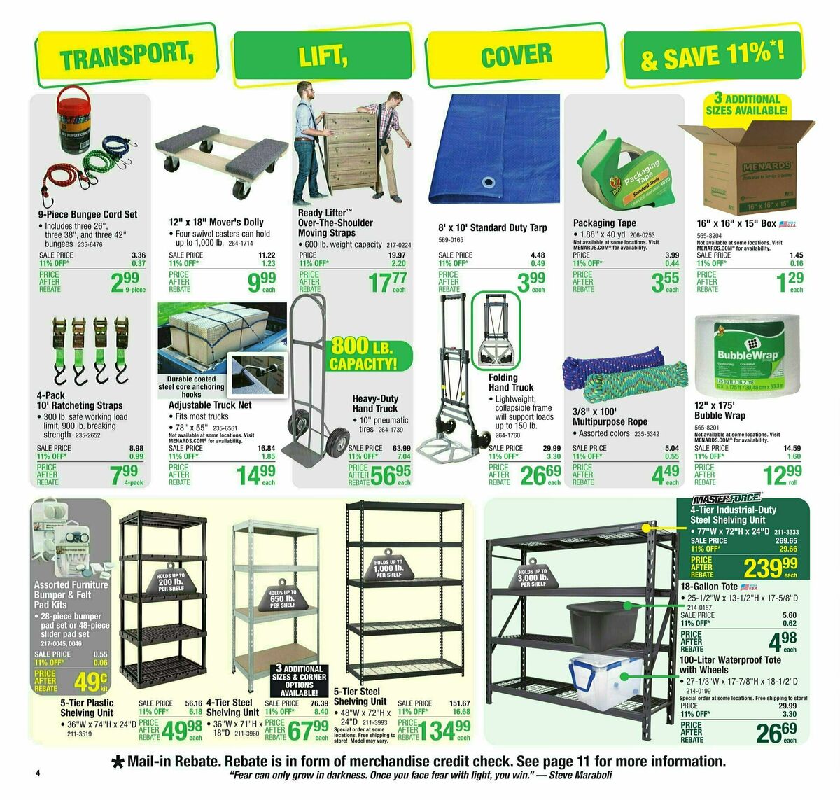 Menards Weekly Ad from July 26