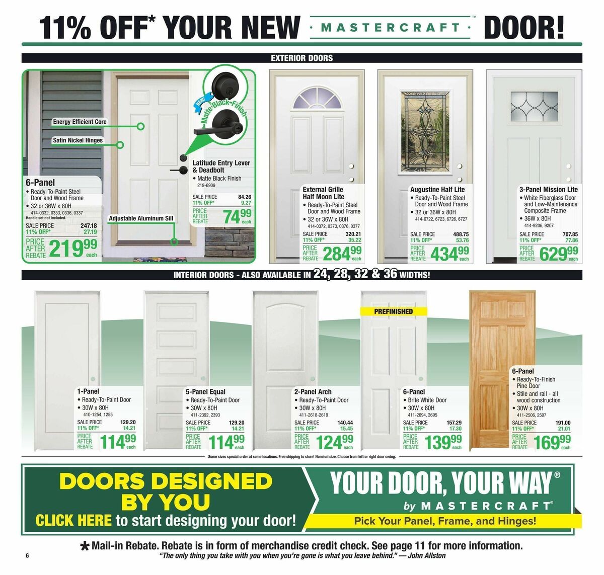 Menards Weekly Ad from August 2