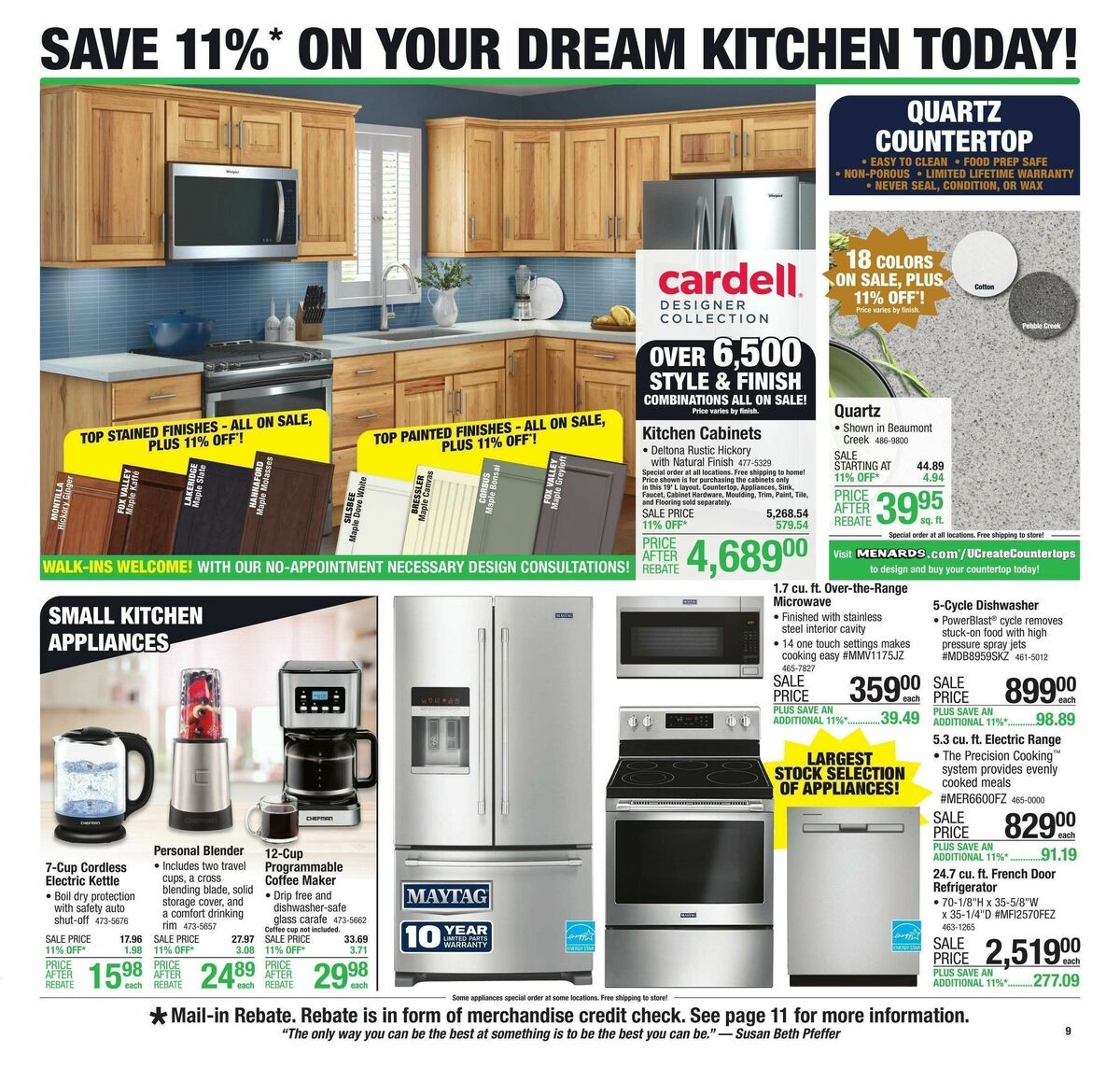 Menards Weekly Ad from August 2