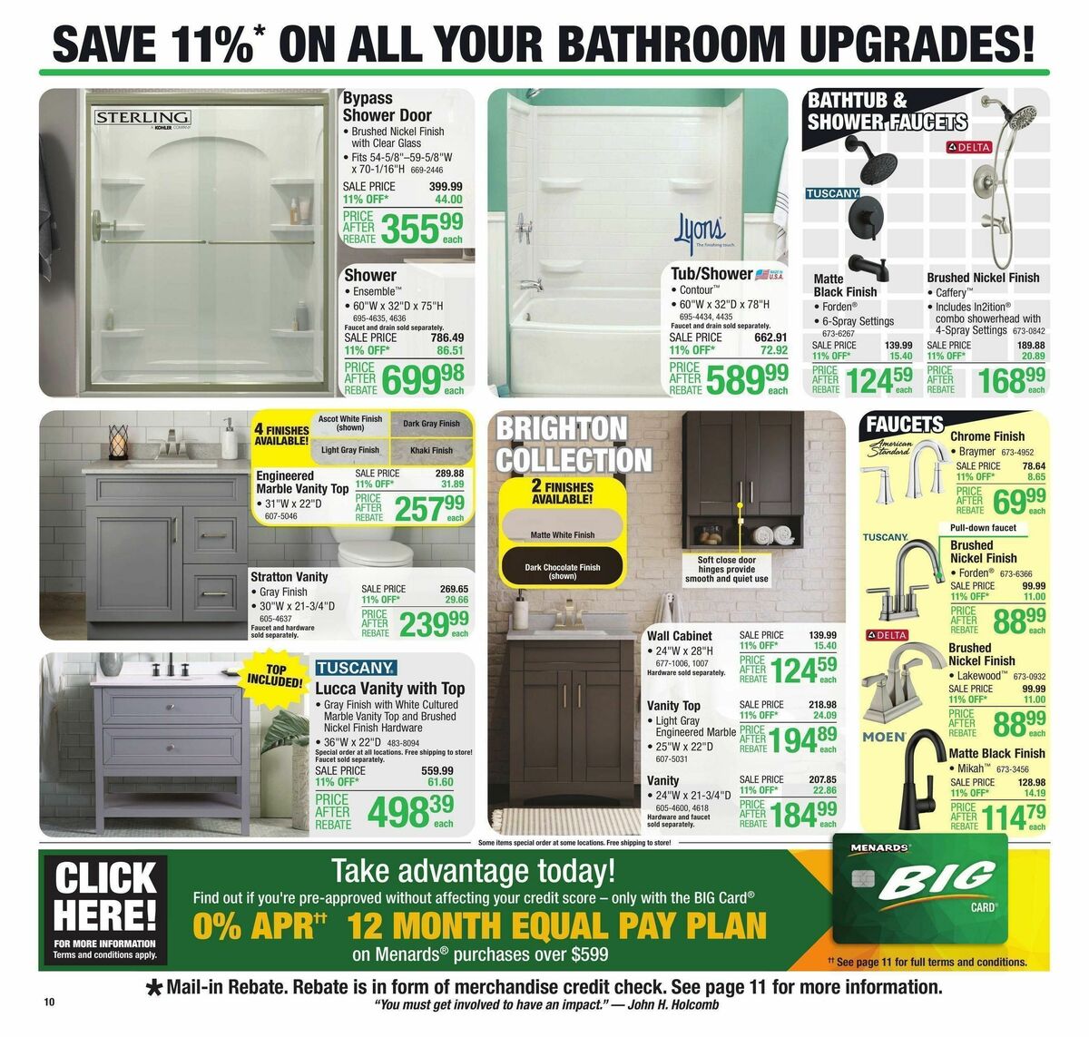 Menards Weekly Ad from August 2