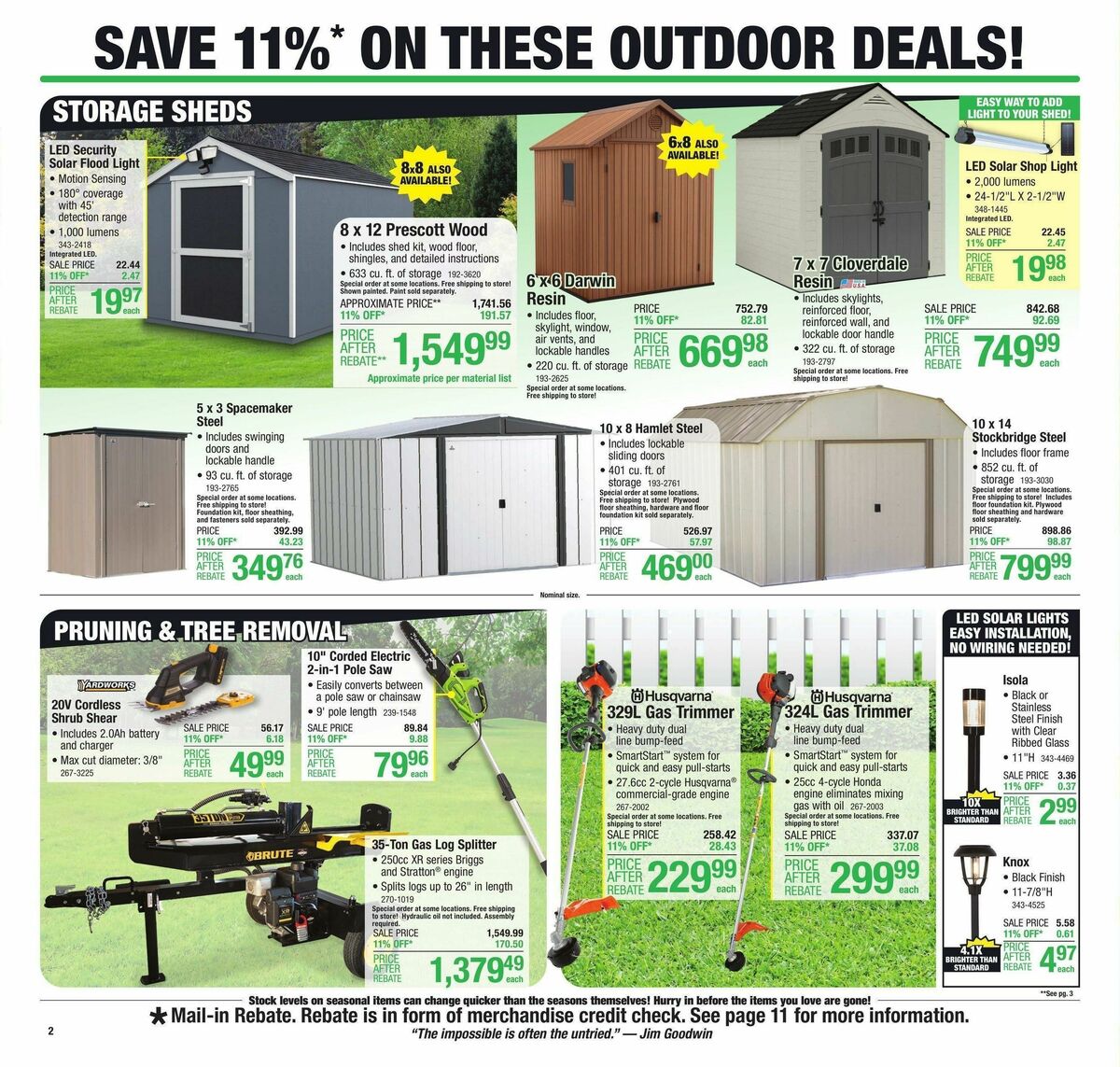 Menards Weekly Ad from August 2