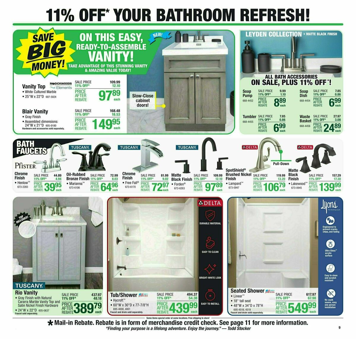 Menards Weekly Ad from August 9