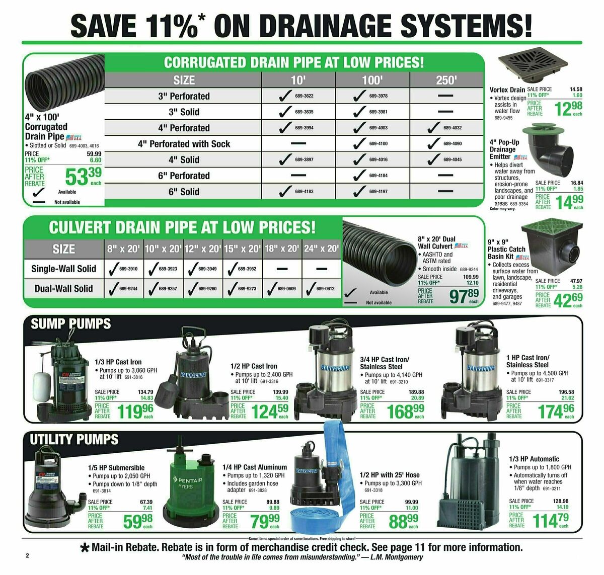 Menards Weekly Ad from August 9