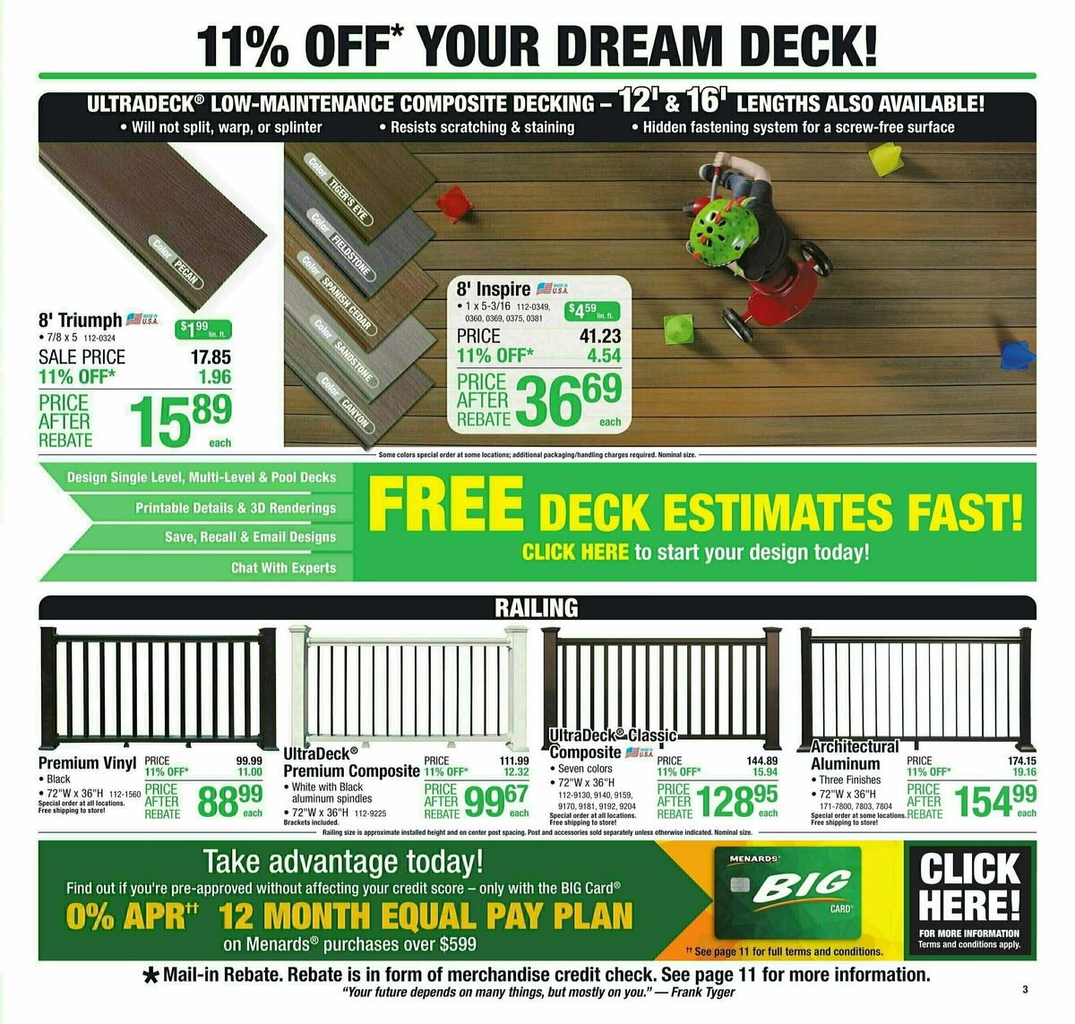 Menards Weekly Ad from August 9