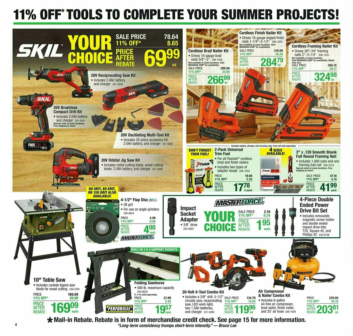 Menards Weekly Ad from August 16