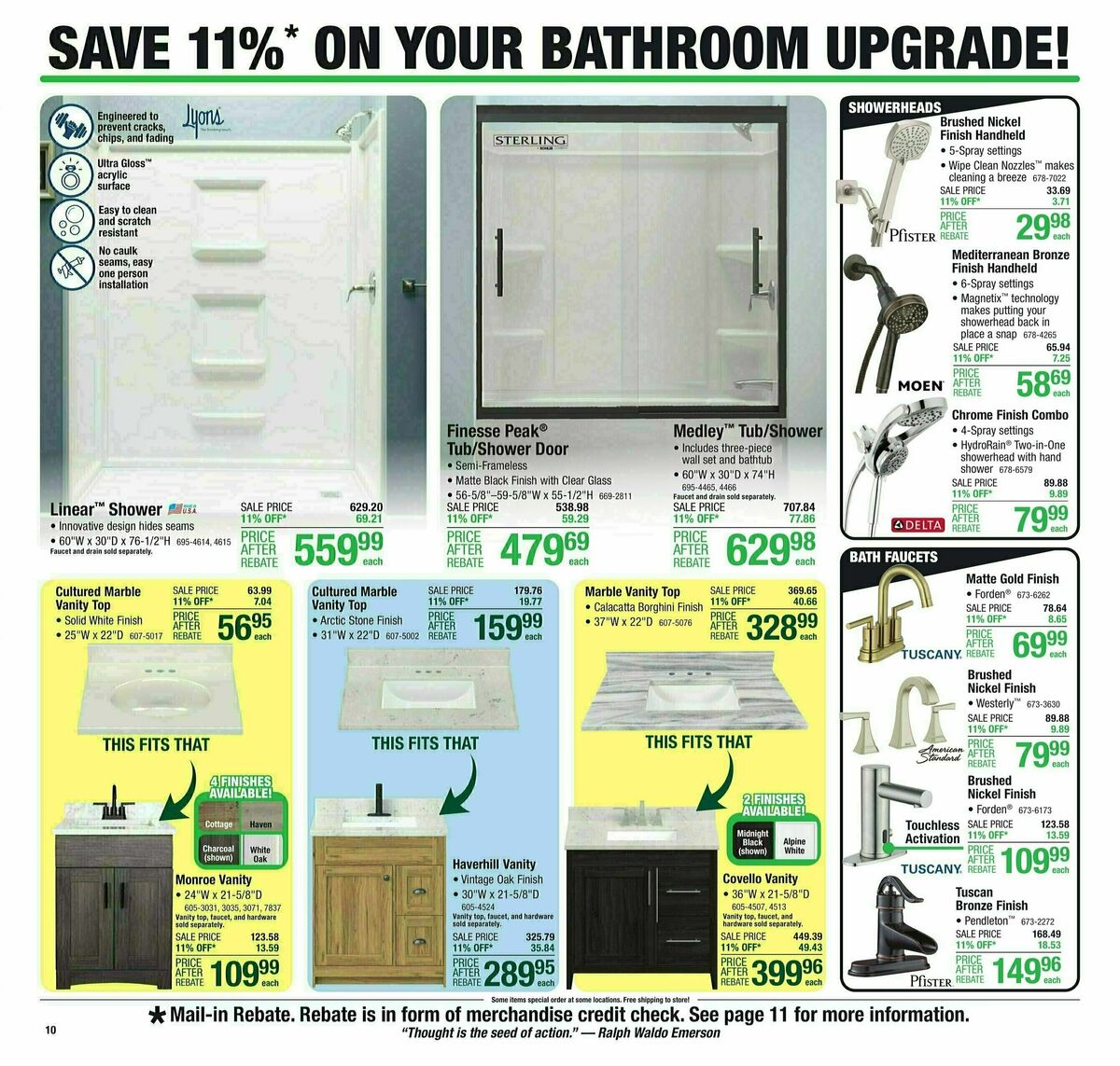 Menards Weekly Ad from August 23