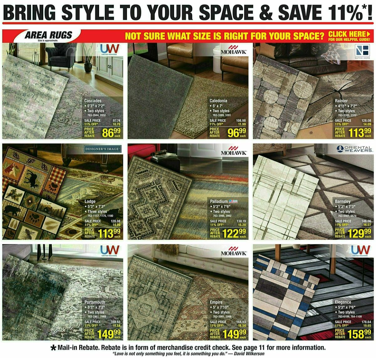 Menards 11% REBATE SALE Weekly Ad from August 30