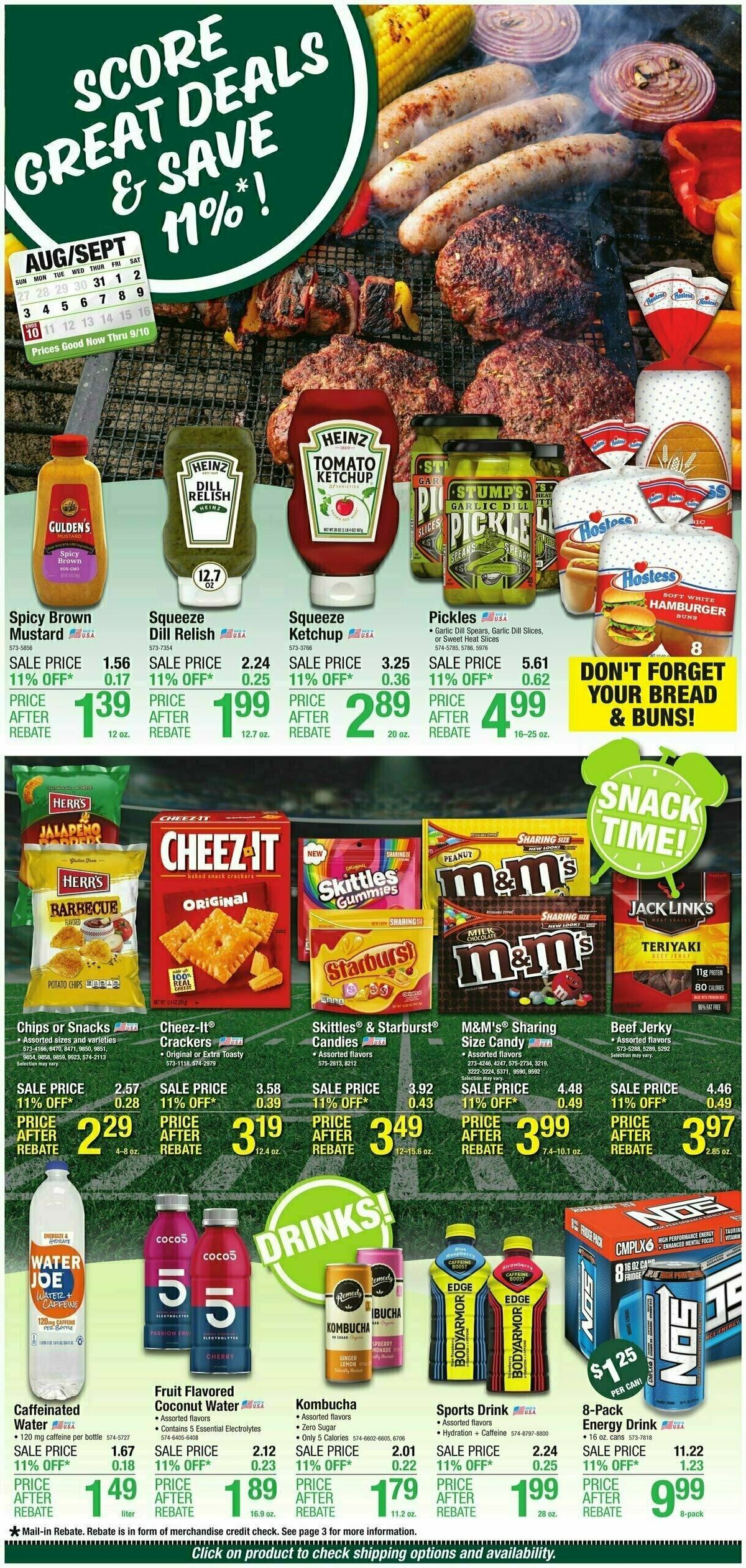 Menards Home Essentials Weekly Ad from August 30