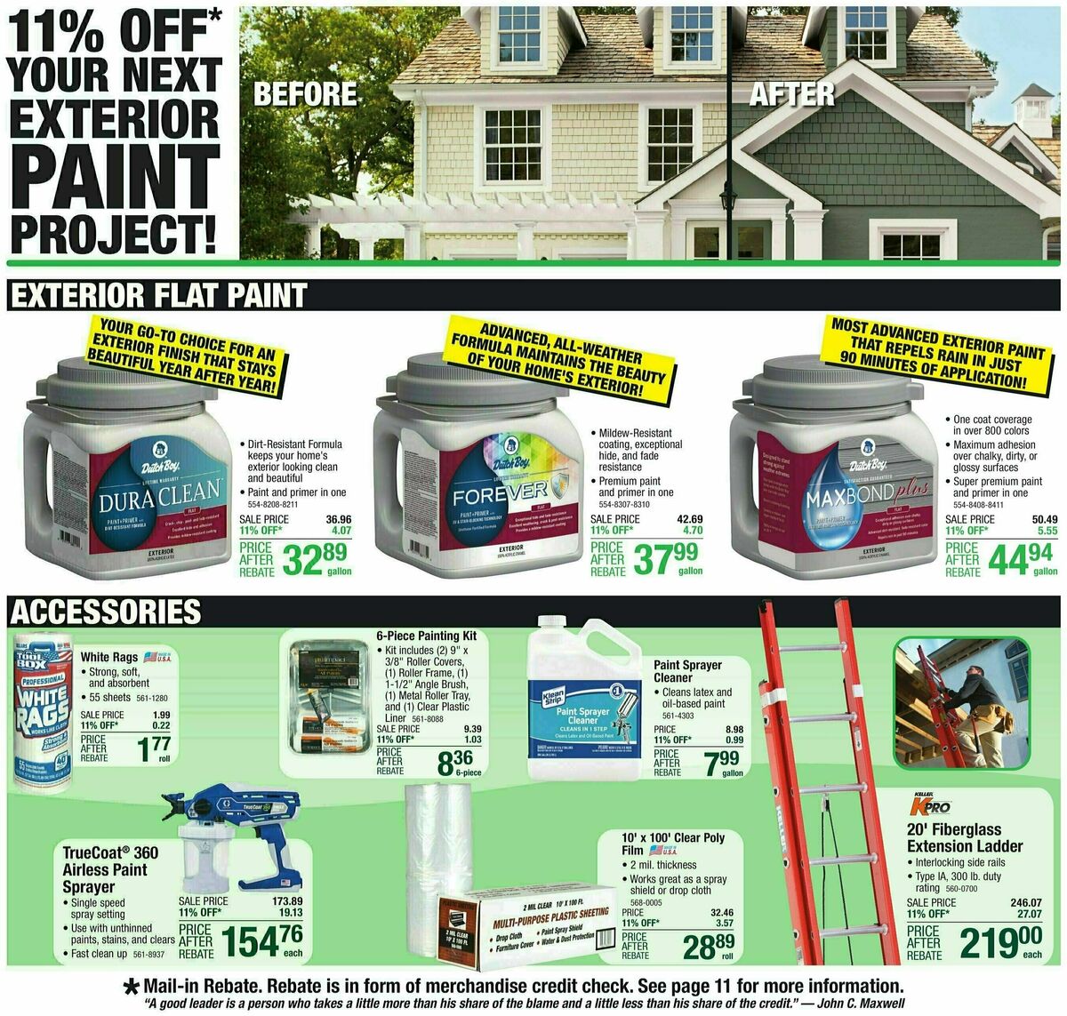 Menards Weekly Ad from September 6