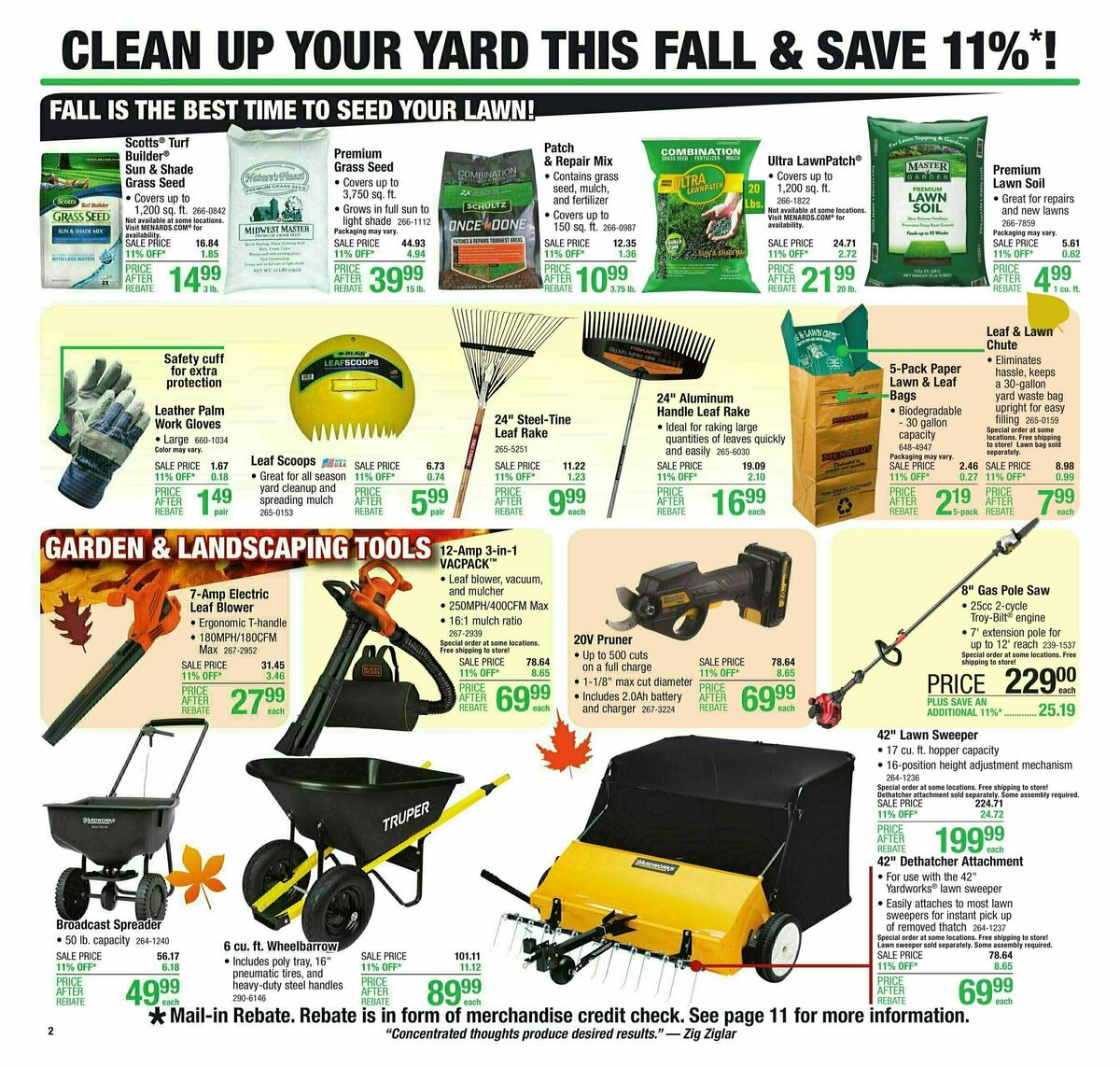 Menards Weekly Ad from September 13