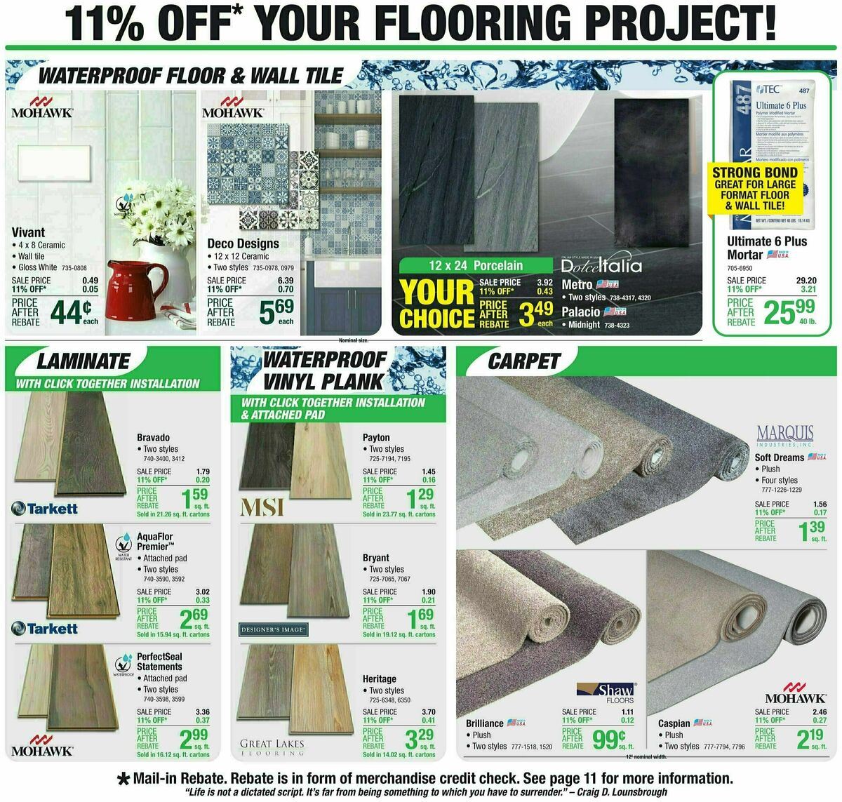 Menards Weekly Ad from September 13