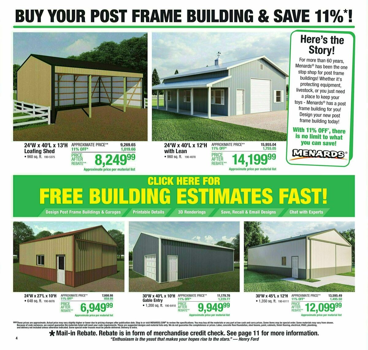 Menards Weekly Ad from September 13