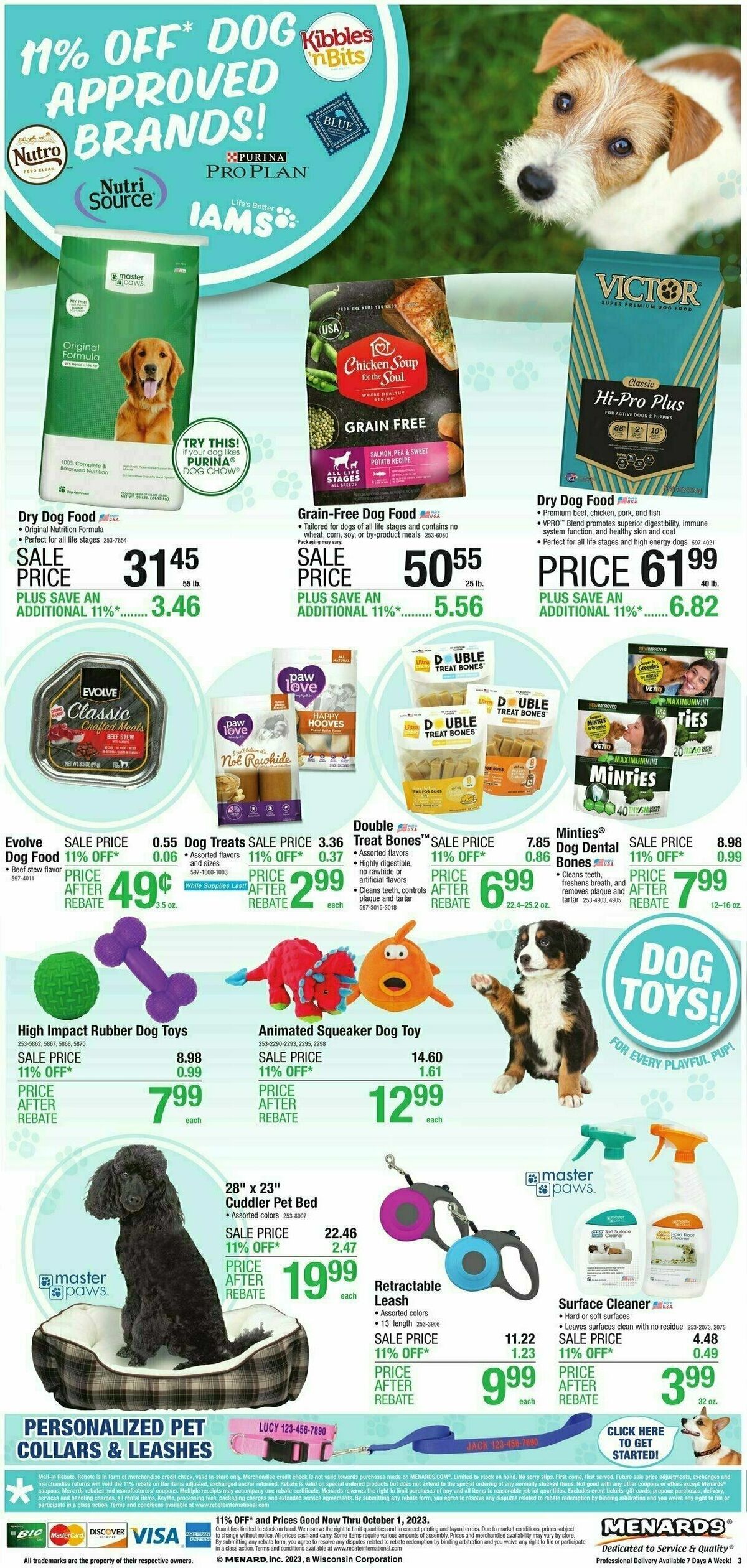 Menards Home Essentials Weekly Ad from September 20
