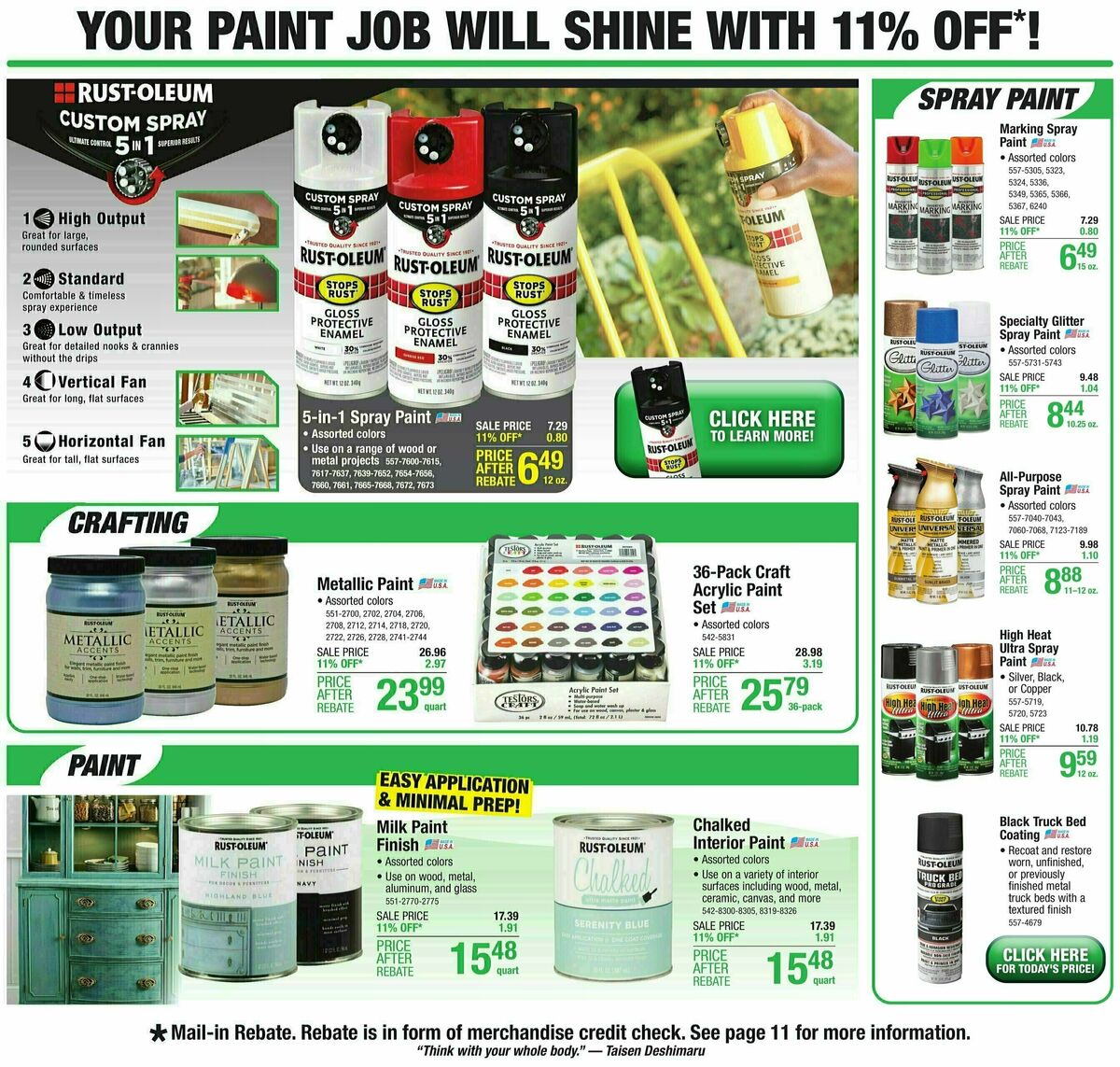Menards 11% REBATE SALE Weekly Ad from September 27