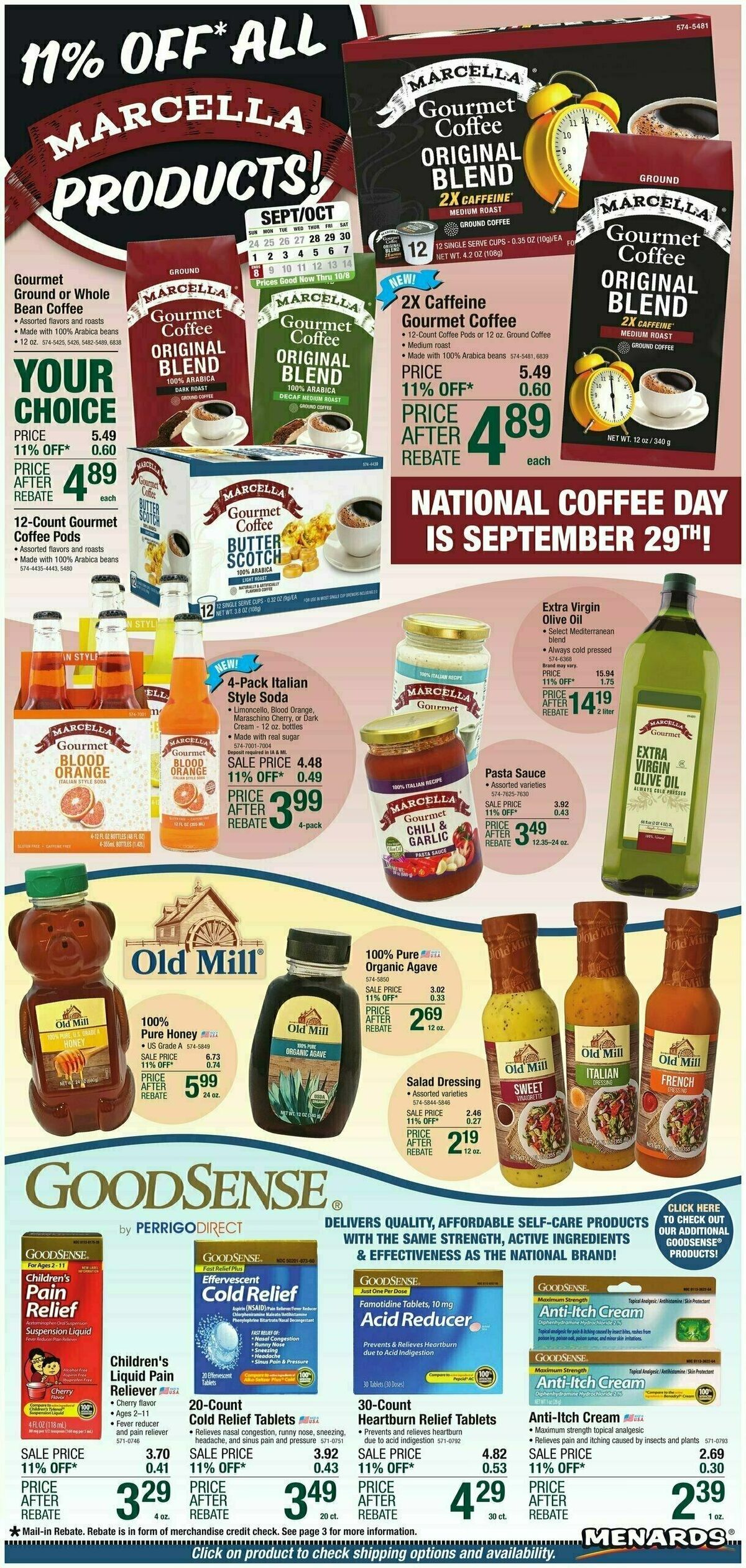 Menards Home Essentials Weekly Ad from September 27