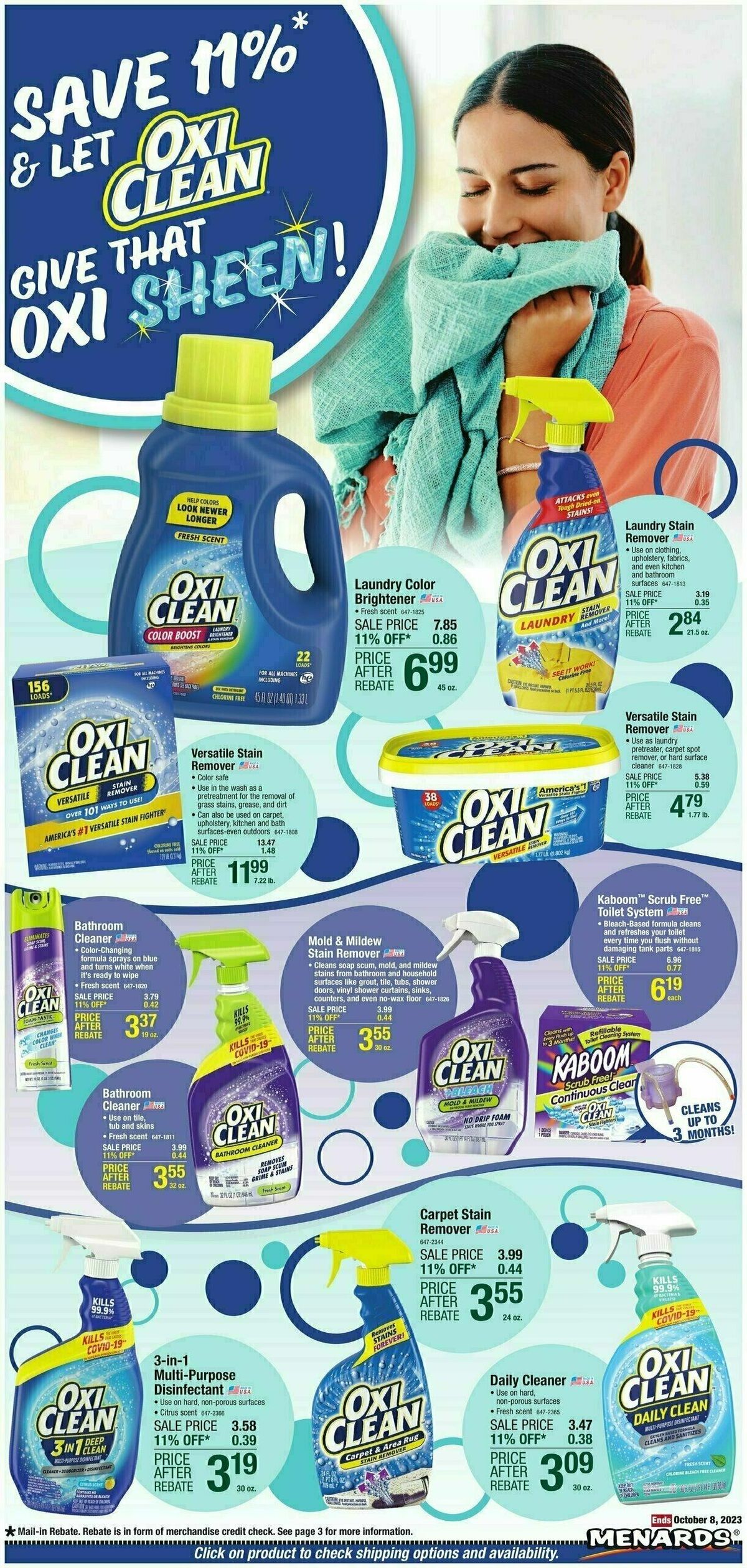 Menards Home Essentials Weekly Ad from September 27