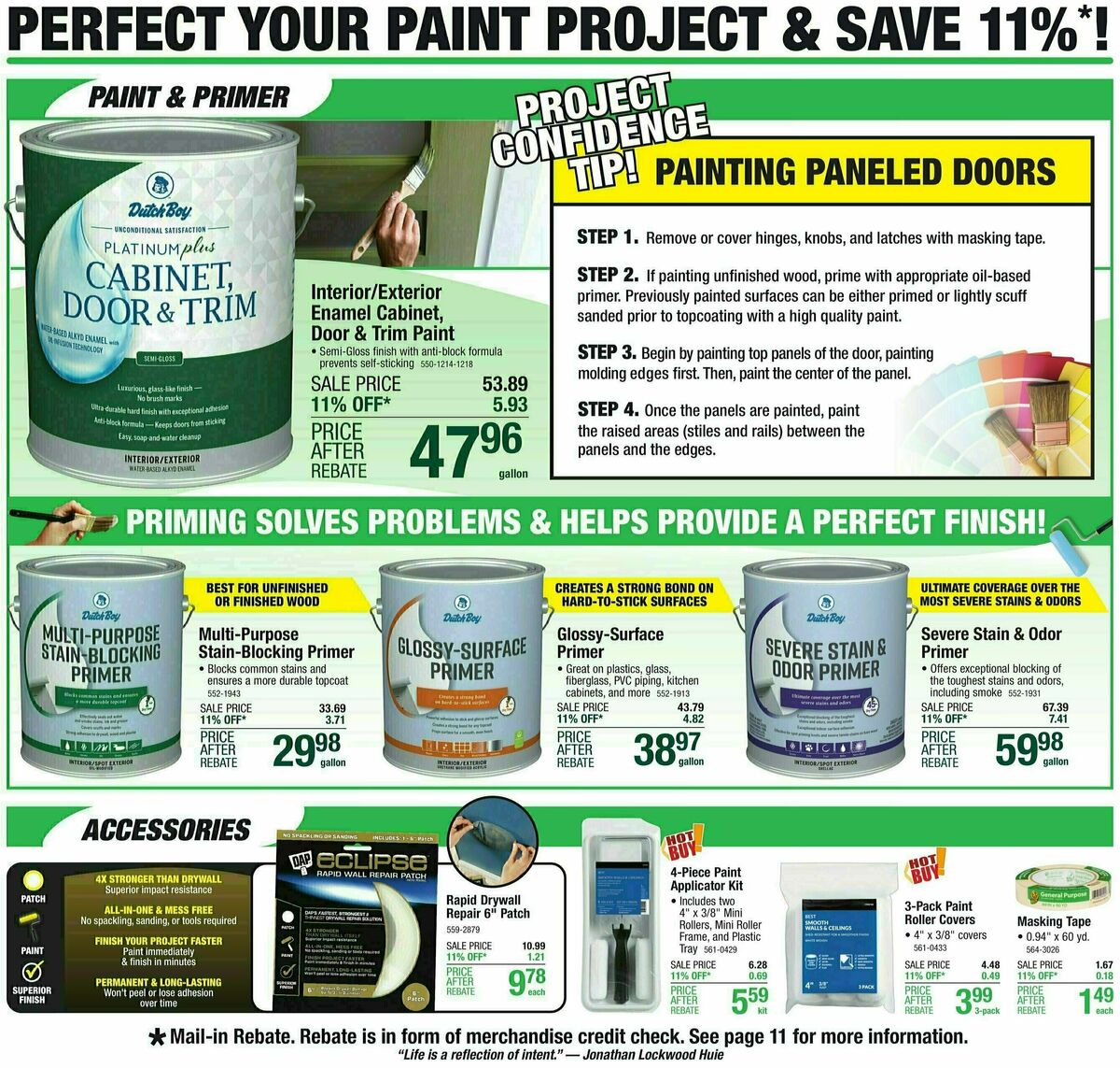 Menards Weekly Ad from October 4