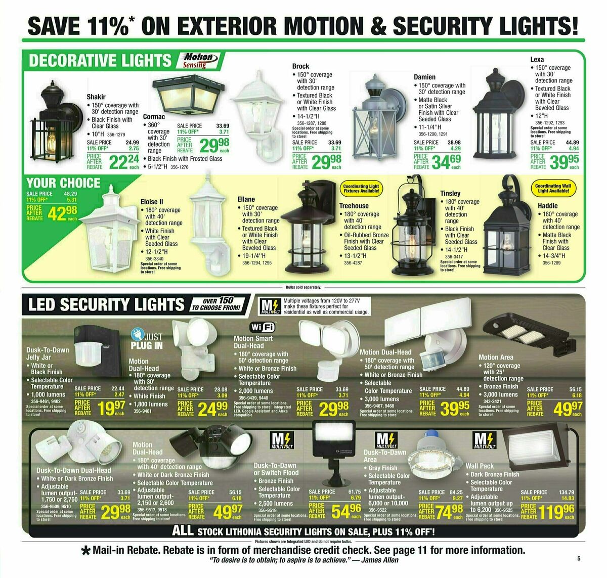 Menards Weekly Ad from October 11