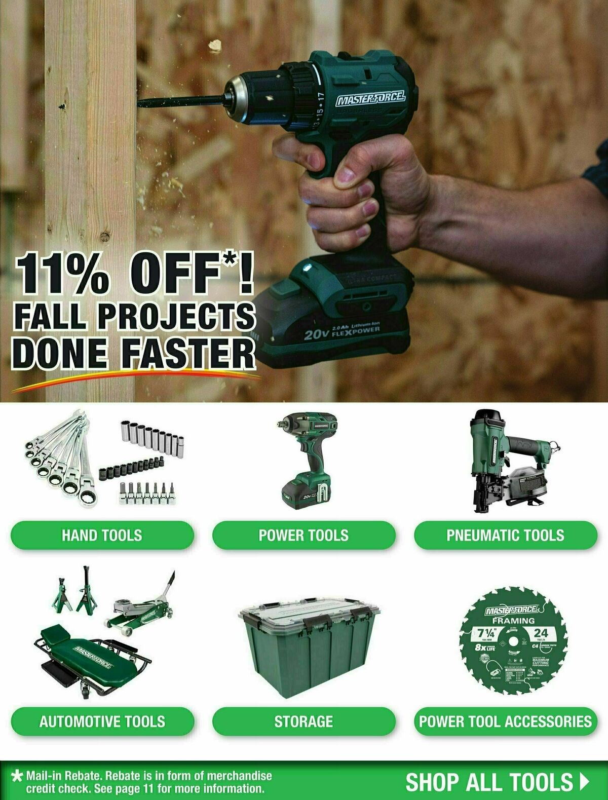 Menards Weekly Ad from October 11