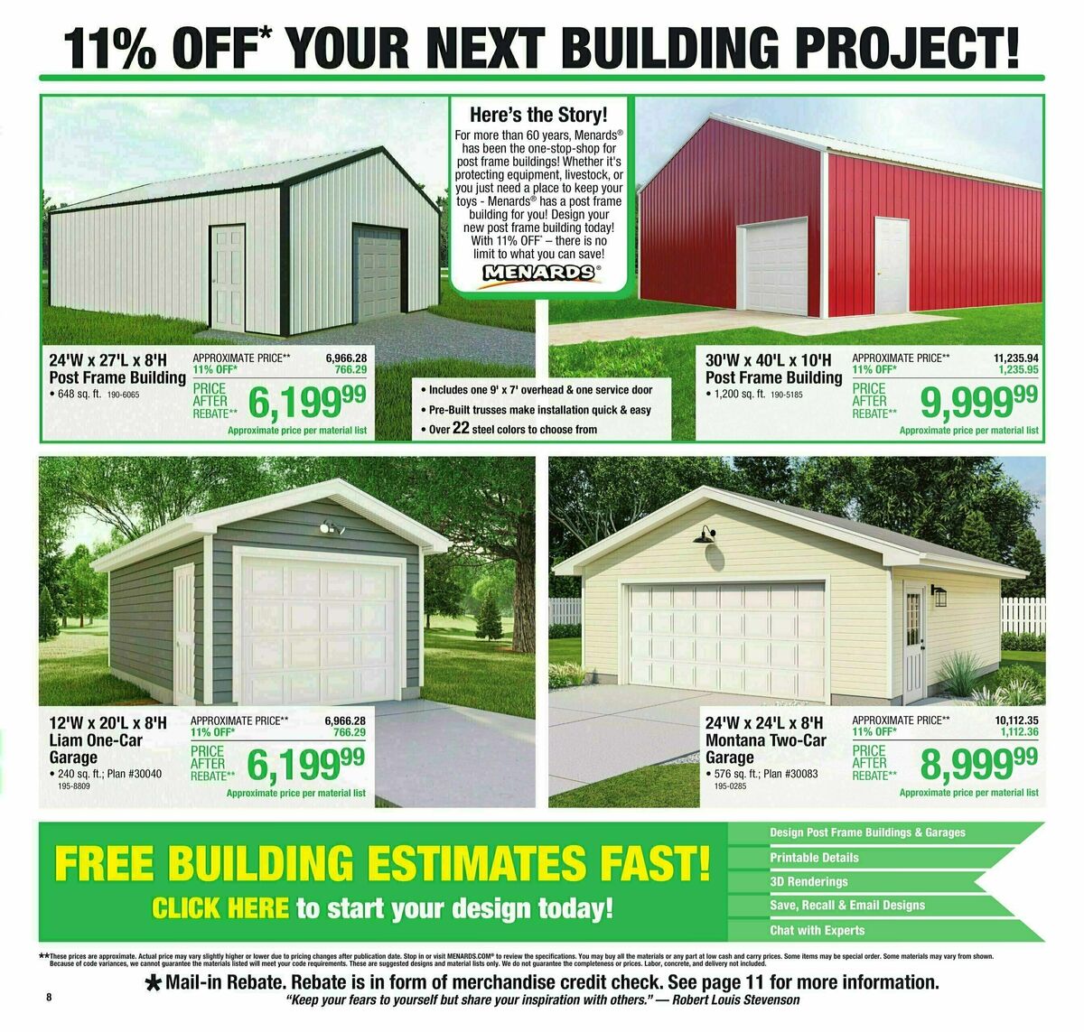 Menards Weekly Ad from October 18