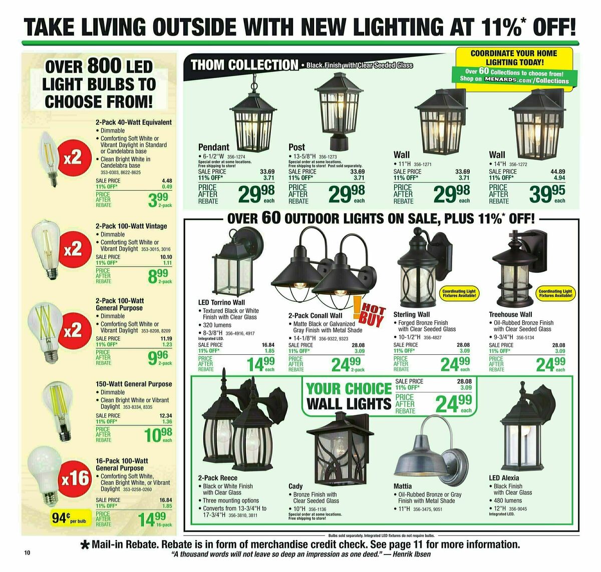 Menards Weekly Ad from October 18