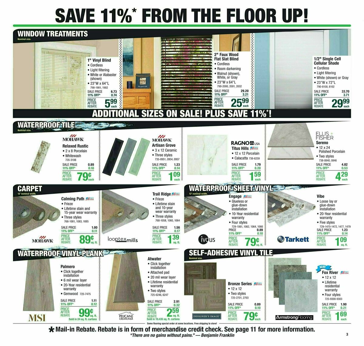 Menards Weekly Ad from October 18