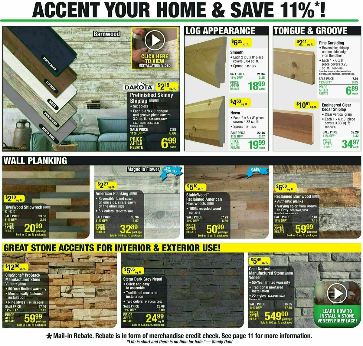 Menards Weekly Ad from October 18
