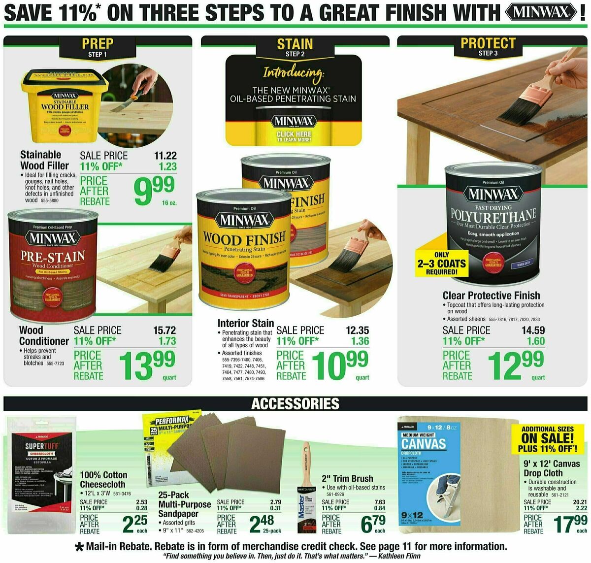 Menards Weekly Ad from October 18