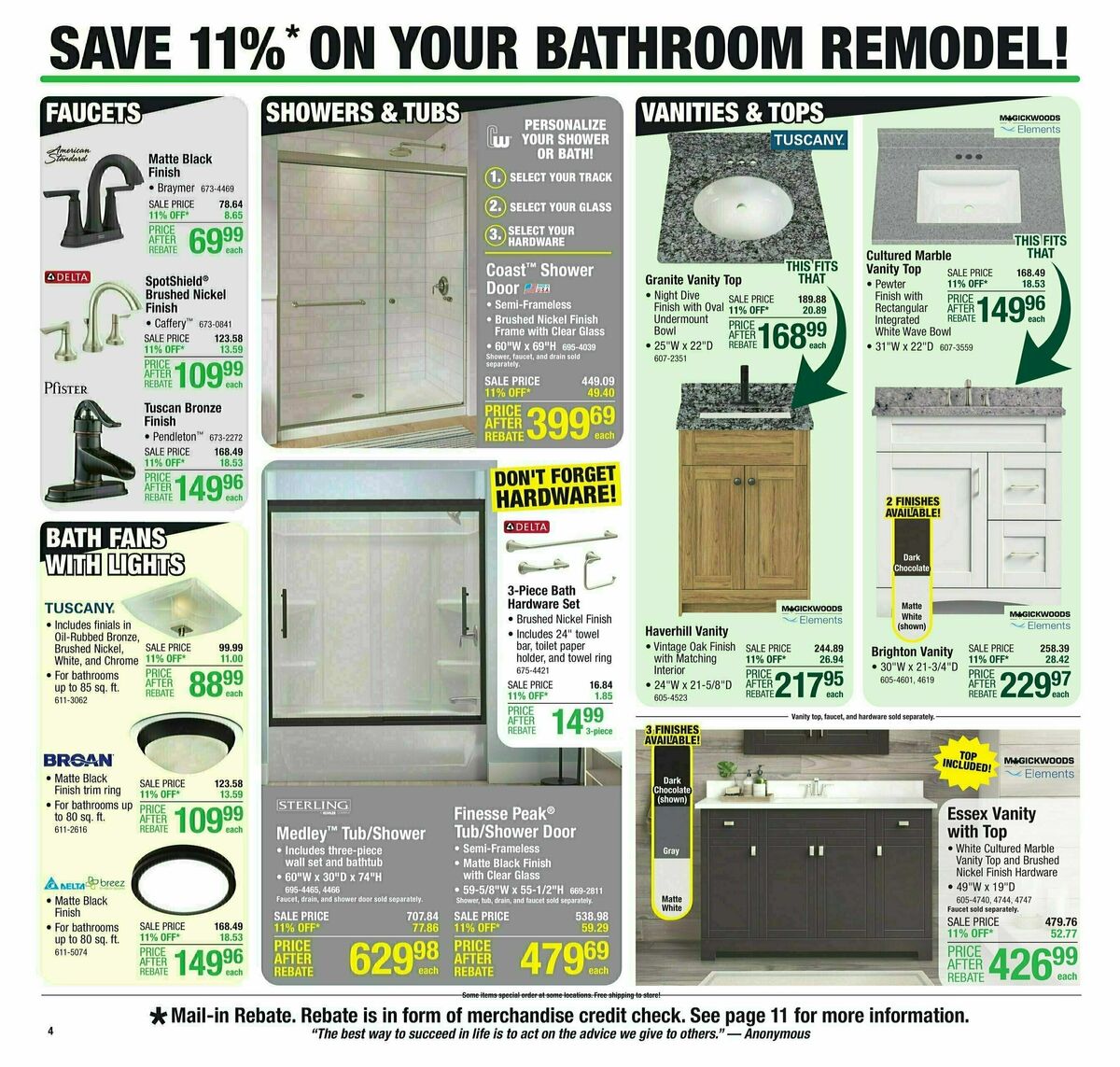 Menards Weekly Ad from October 18