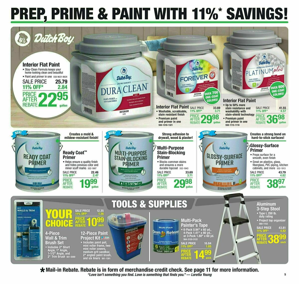 Menards Weekly Ad from October 18