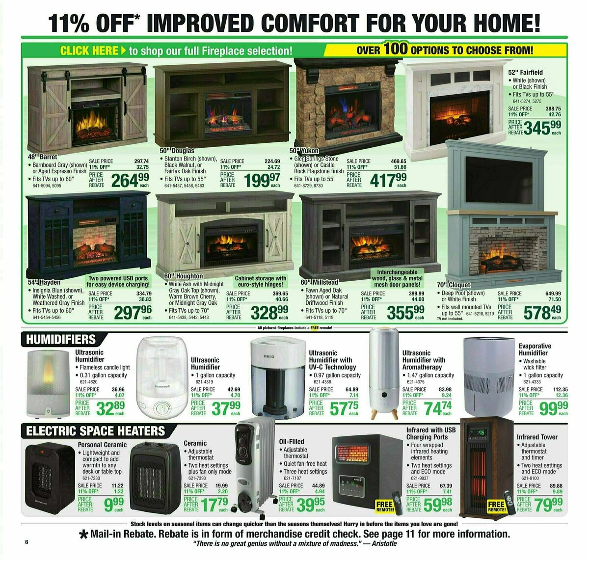 Menards Weekly Ad from October 18
