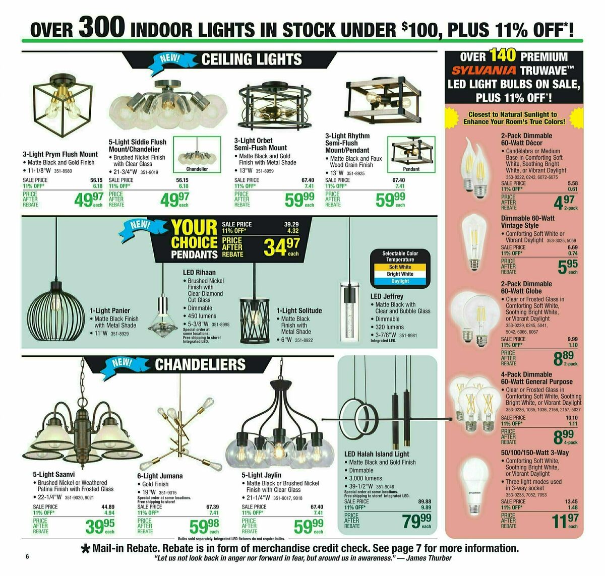 Menards Weekly Ad from October 25