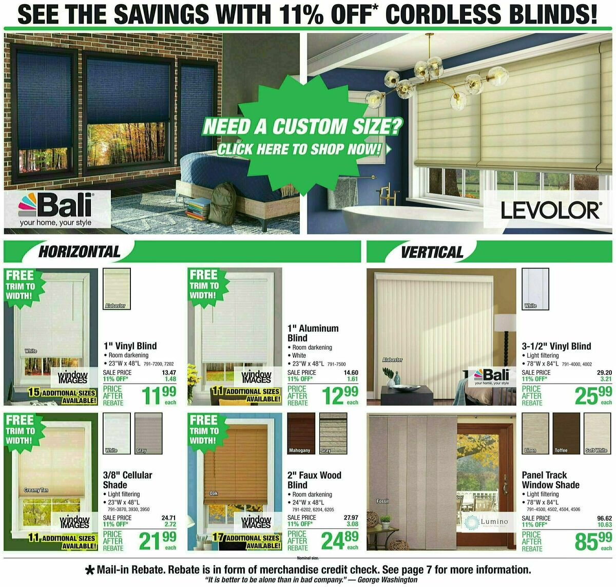 Menards Weekly Ad from October 25