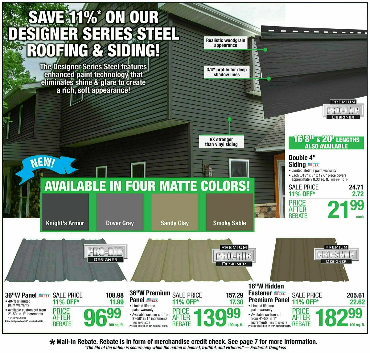 Menards Weekly Ad from October 25
