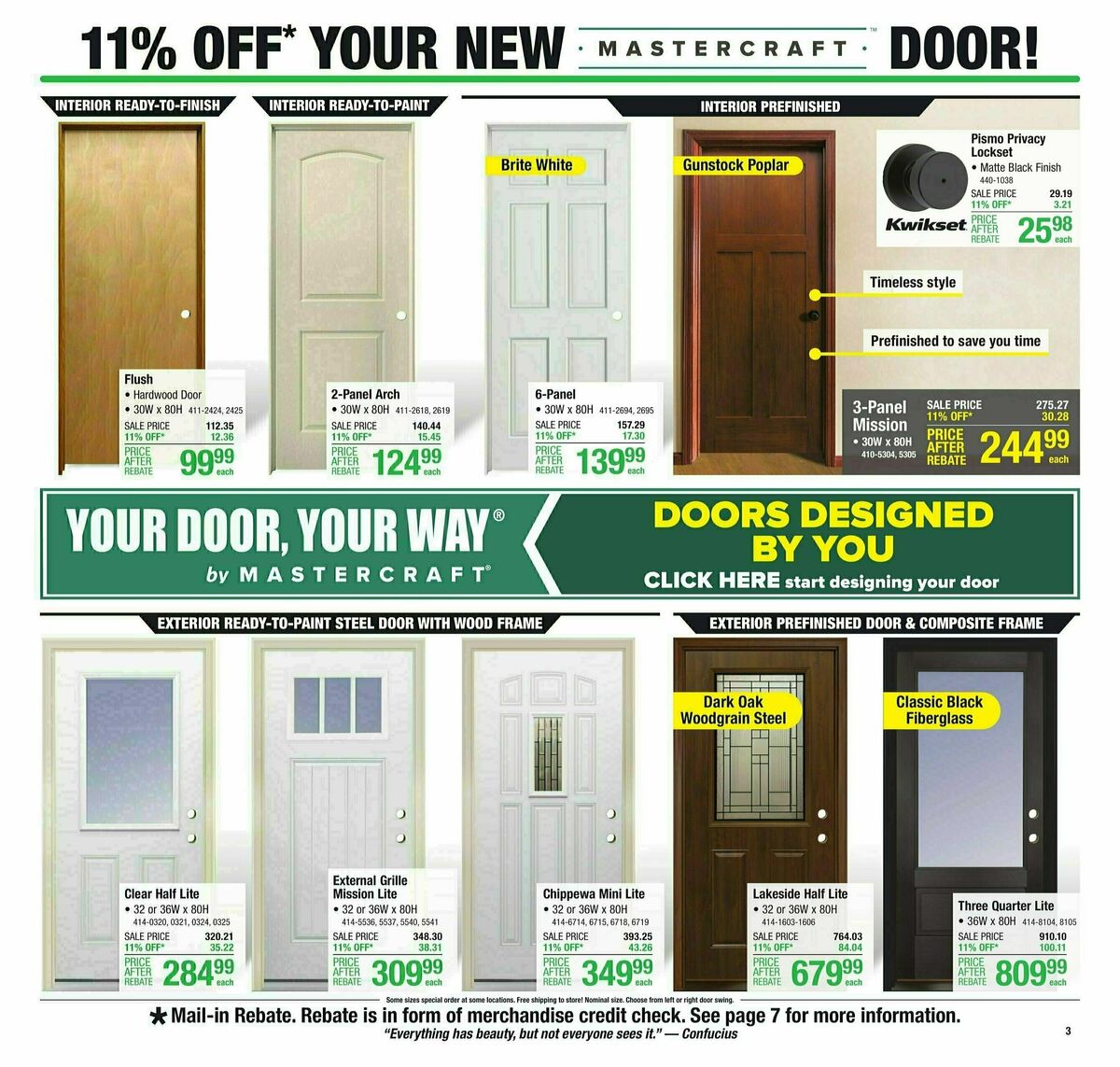 Menards Weekly Ad from October 25