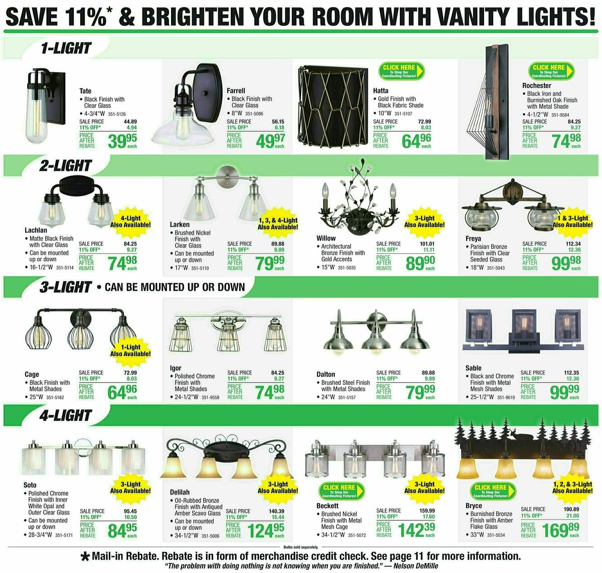 Menards Weekly Ad from November 1