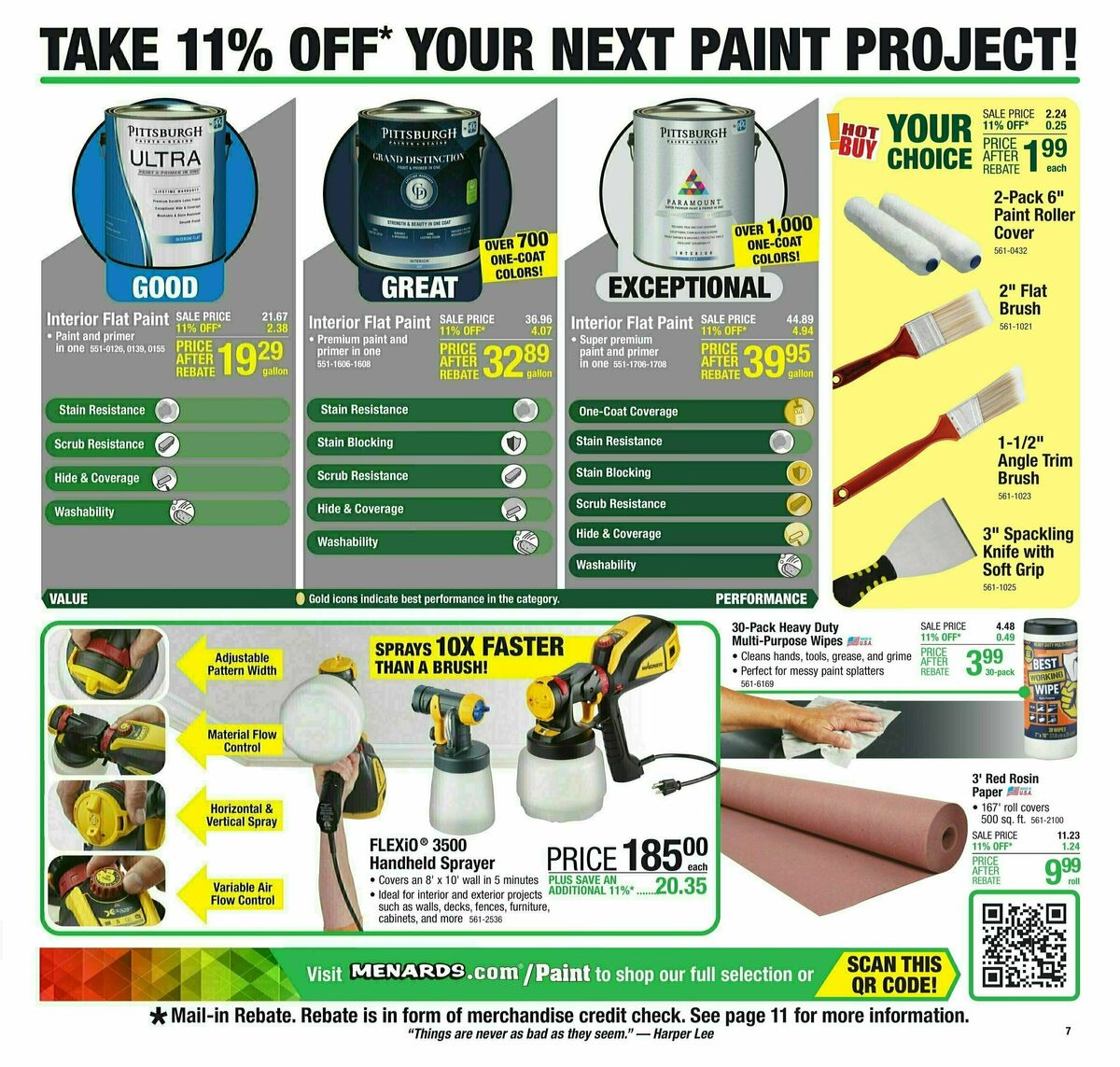 Menards Weekly Ad from November 1
