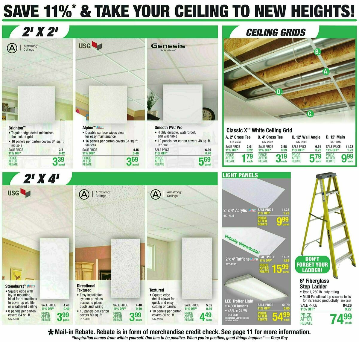 Menards Weekly Ad from November 1