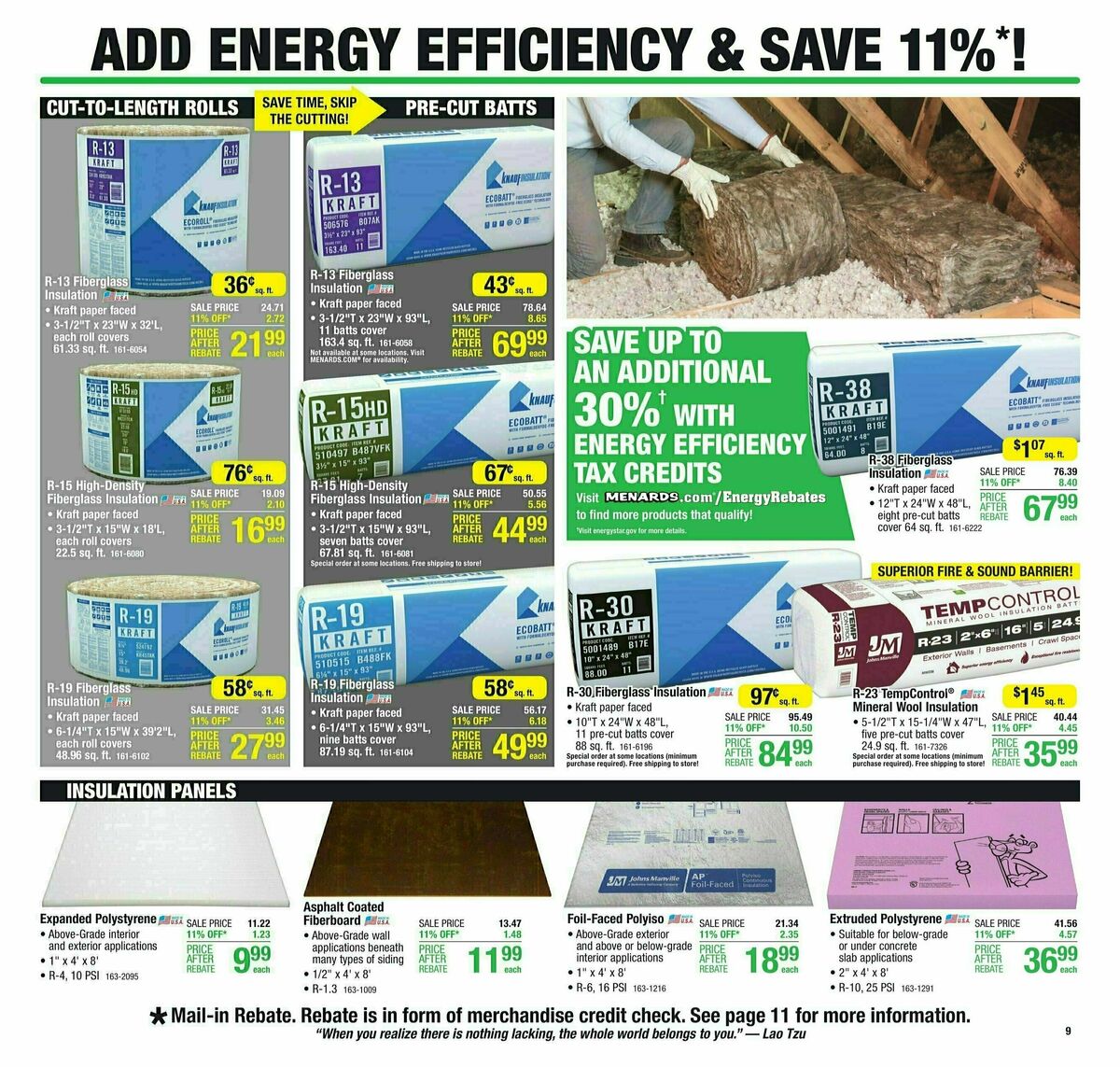 Menards Weekly Ad from November 1