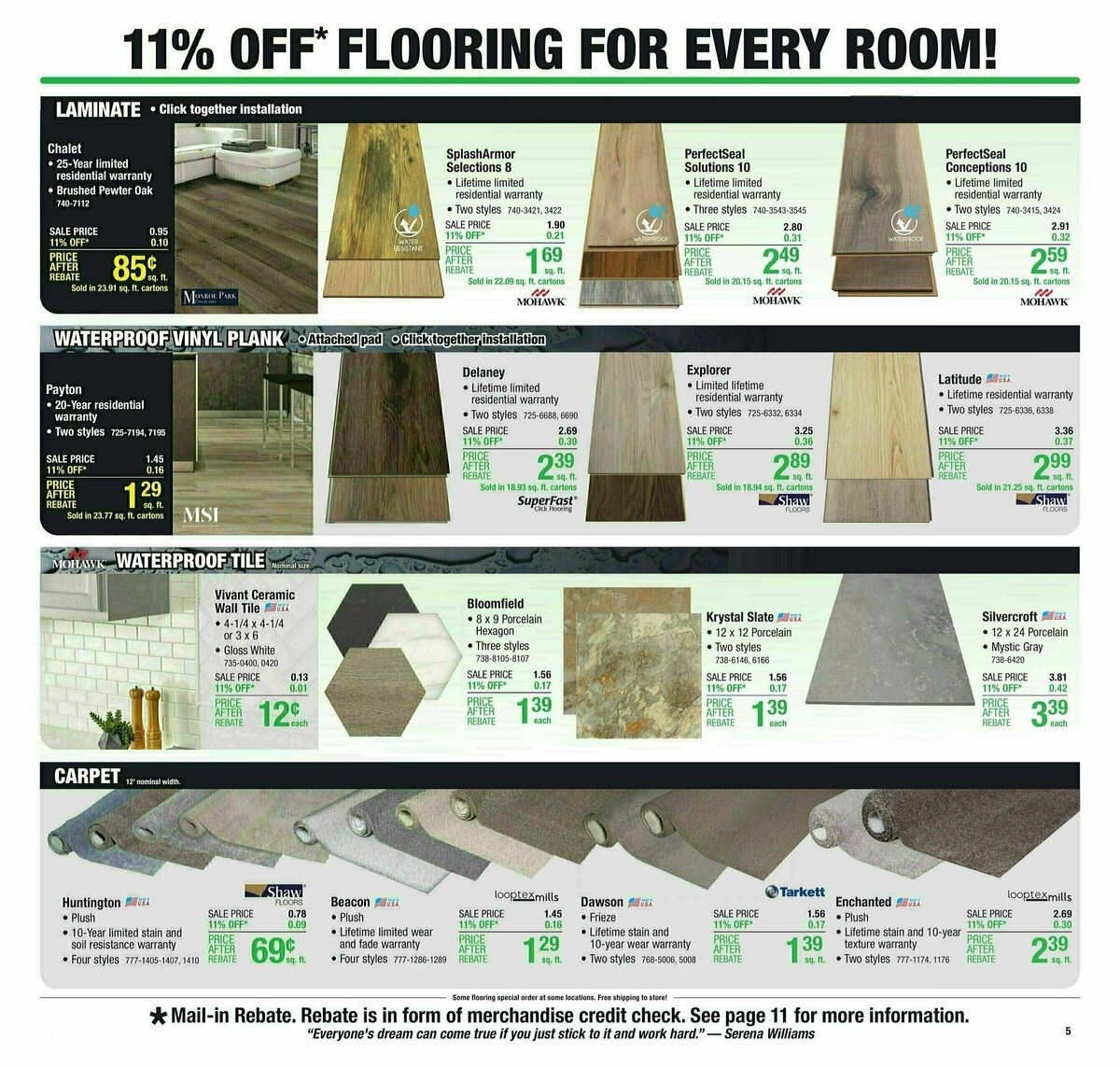 Menards Weekly Ad from November 1