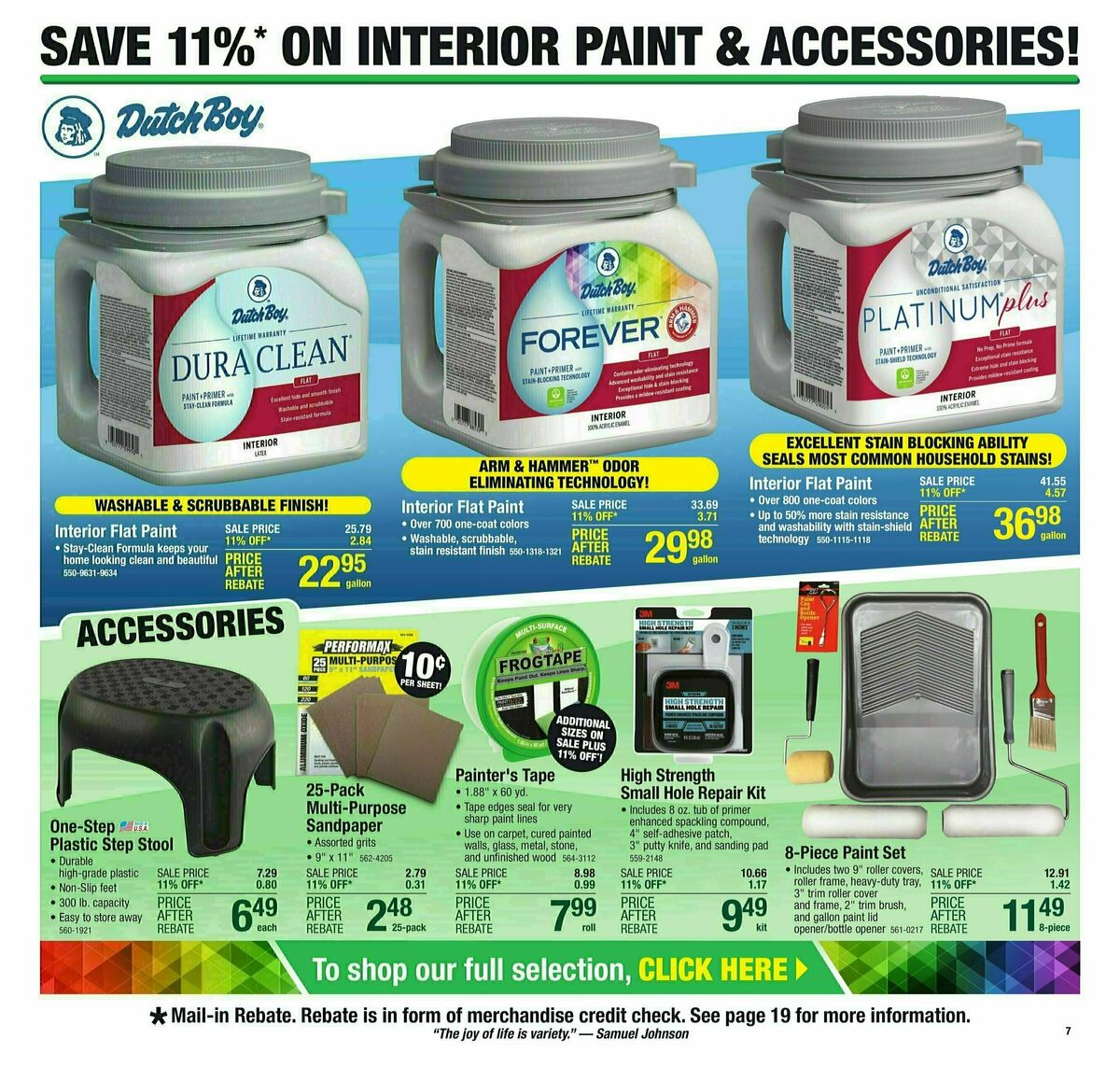 Menards Weekly Ad from November 8