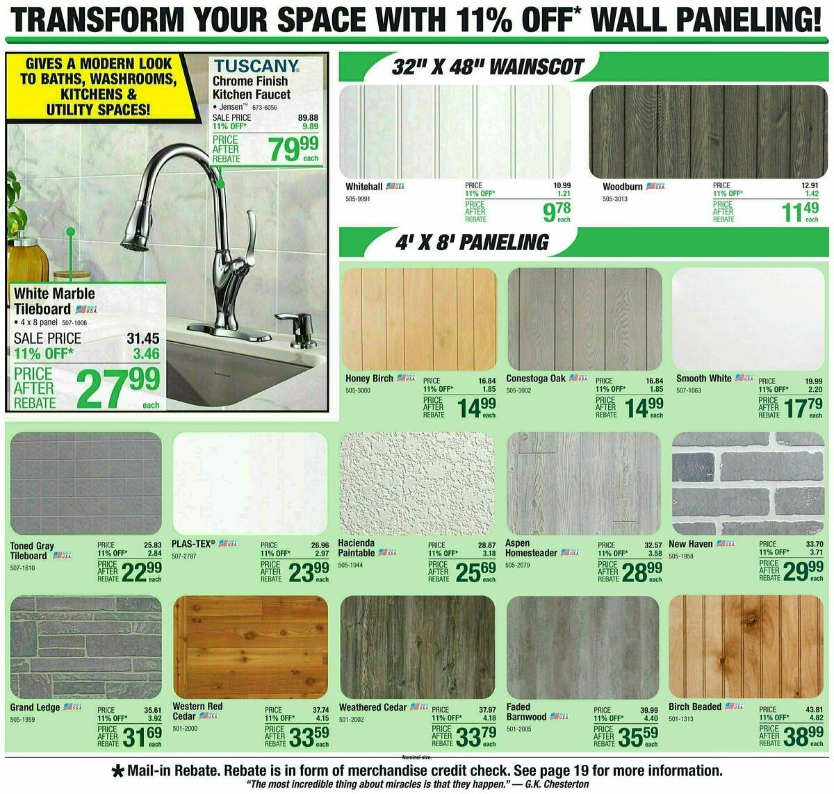 Menards Weekly Ad from November 8