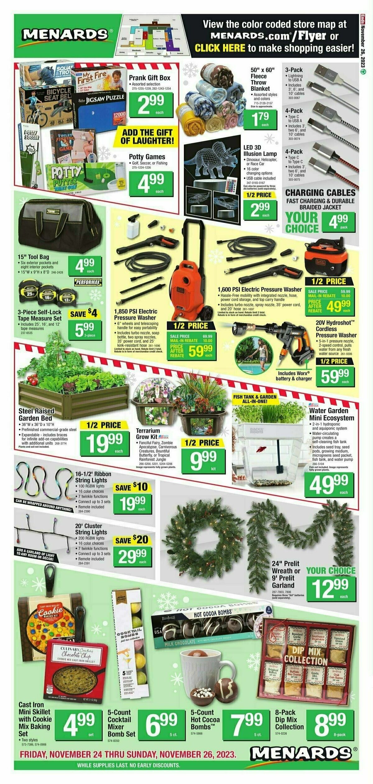 Menards Black Friday Sale Weekly Ad from November 24