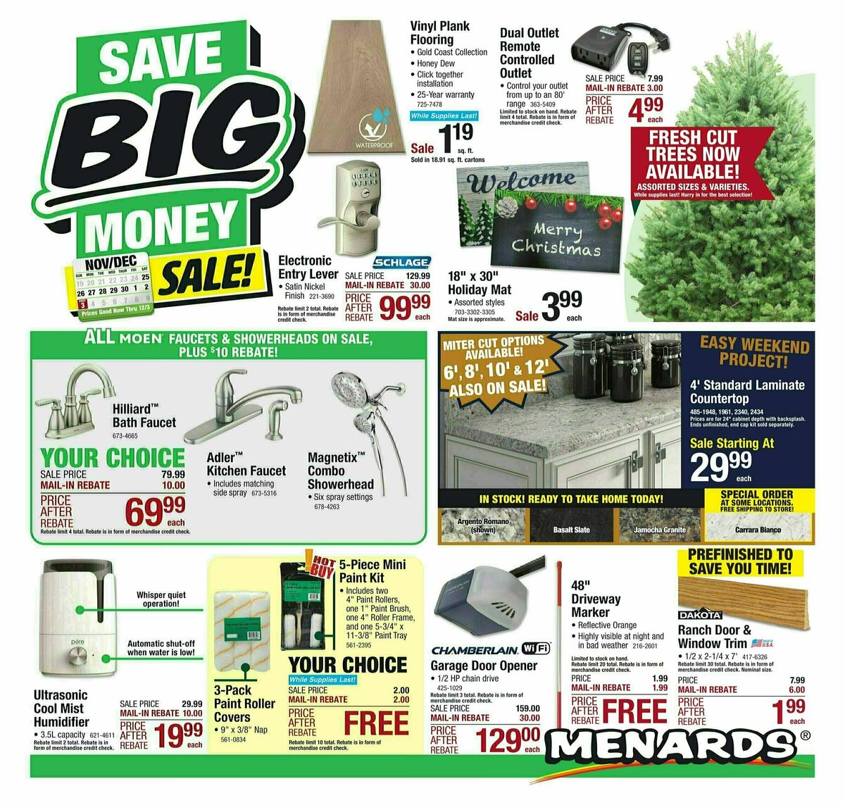 Menards Weekly Ad from November 24