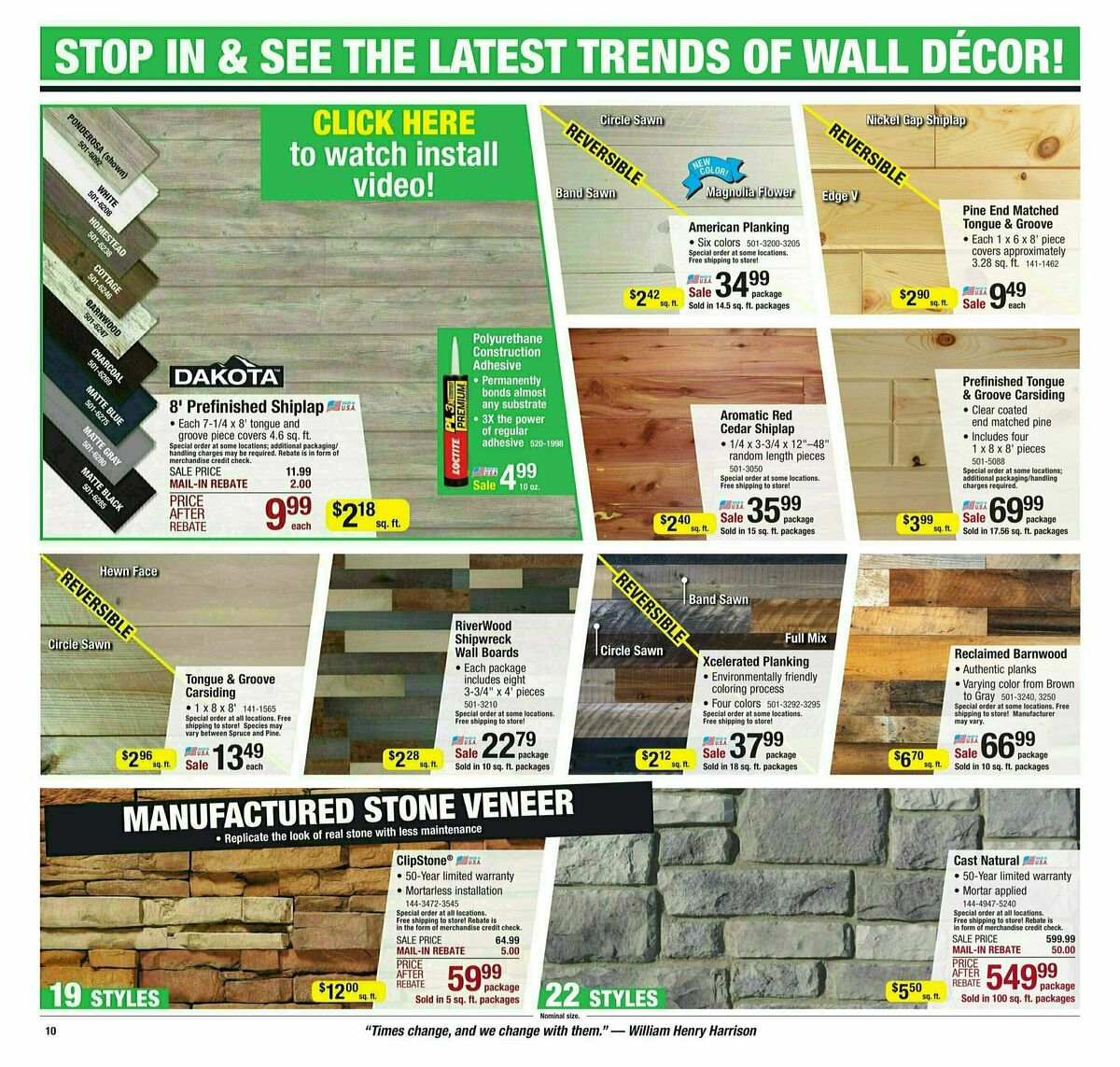 Menards Weekly Ad from November 24